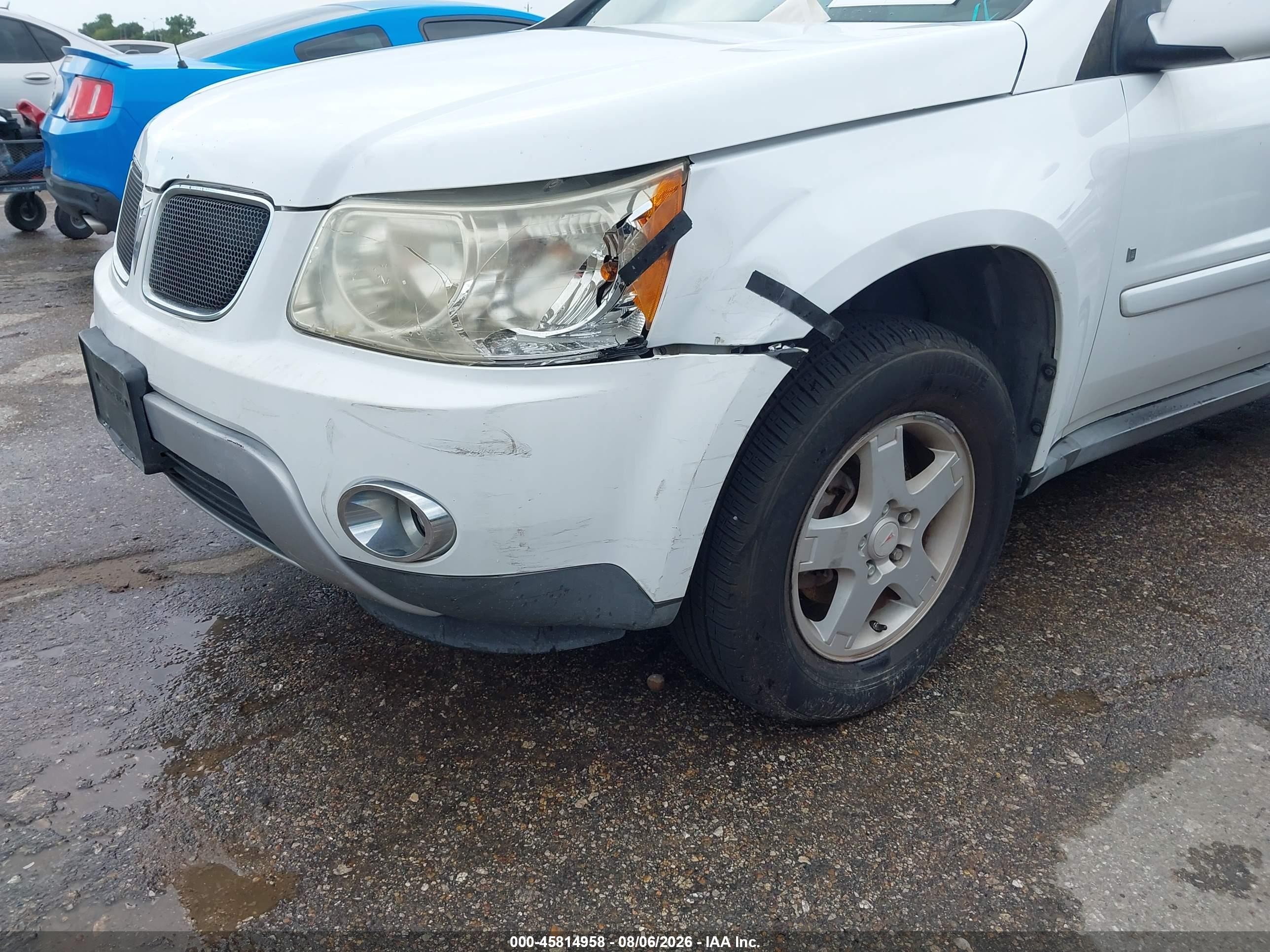 2008 Pontiac Torrent   White vin: 2CKDL33F186065655