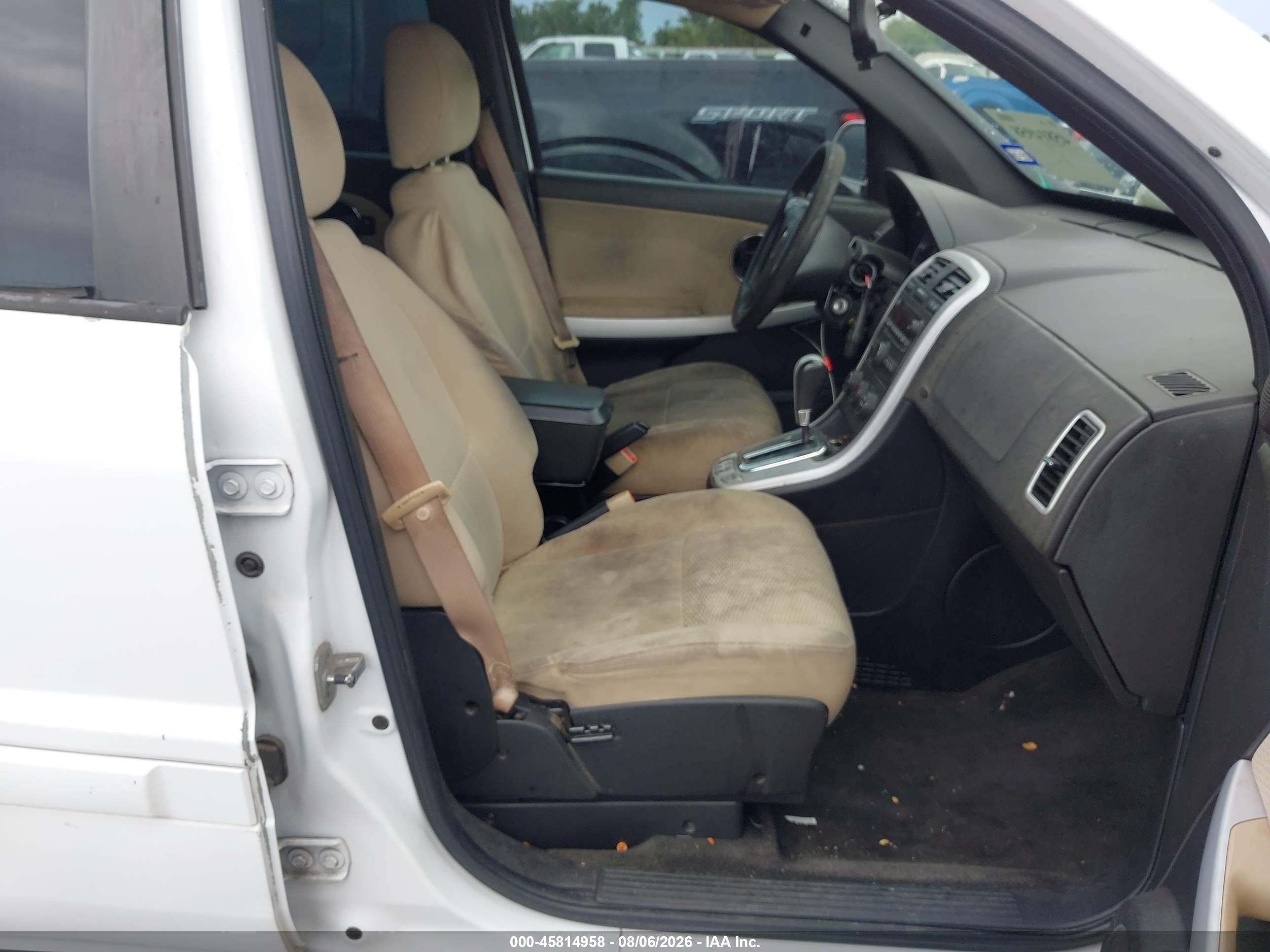 2008 Pontiac Torrent   White vin: 2CKDL33F186065655