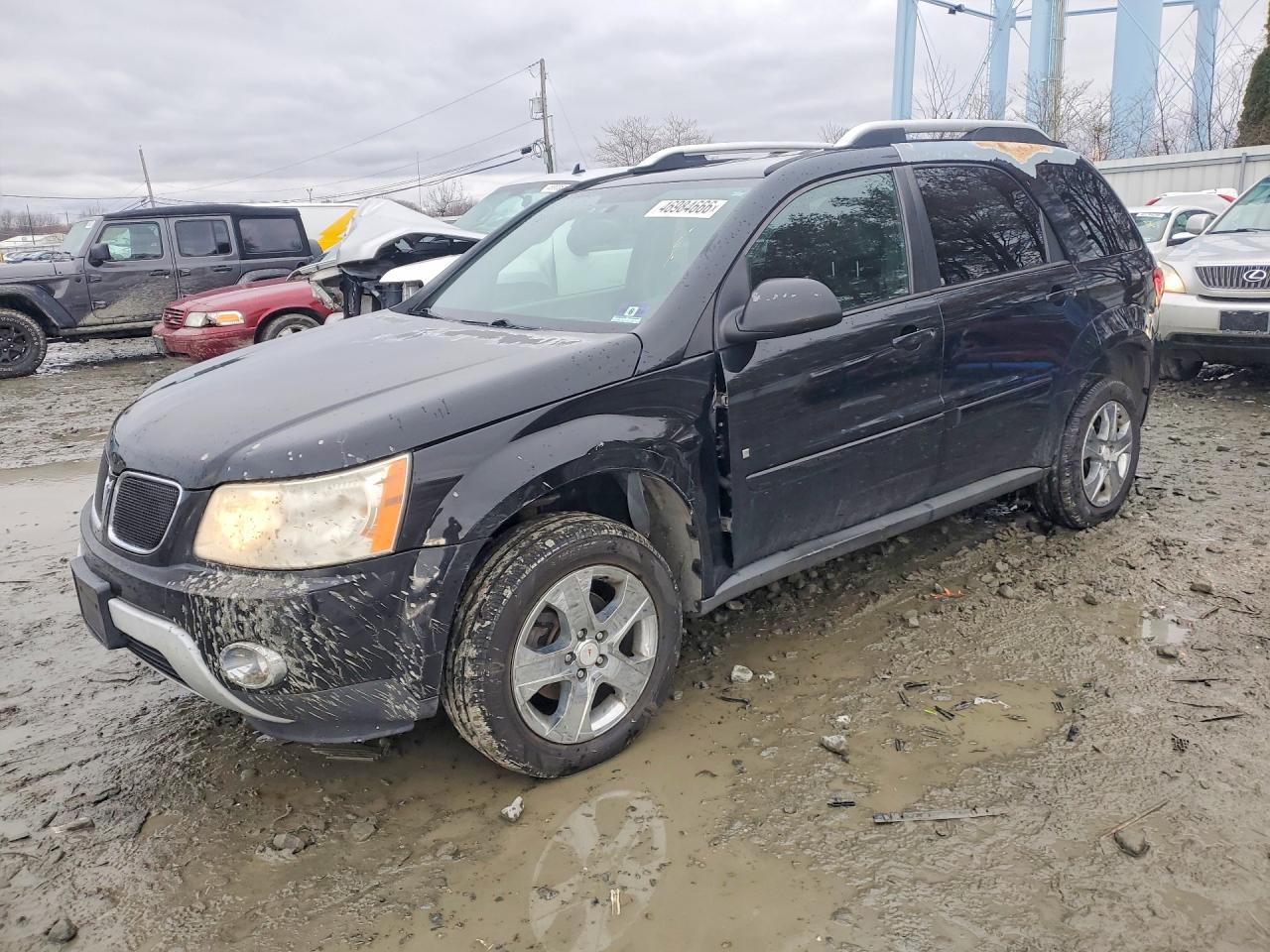 2009 Pontiac Torrent Черный vin: 2CKDL33F296203883