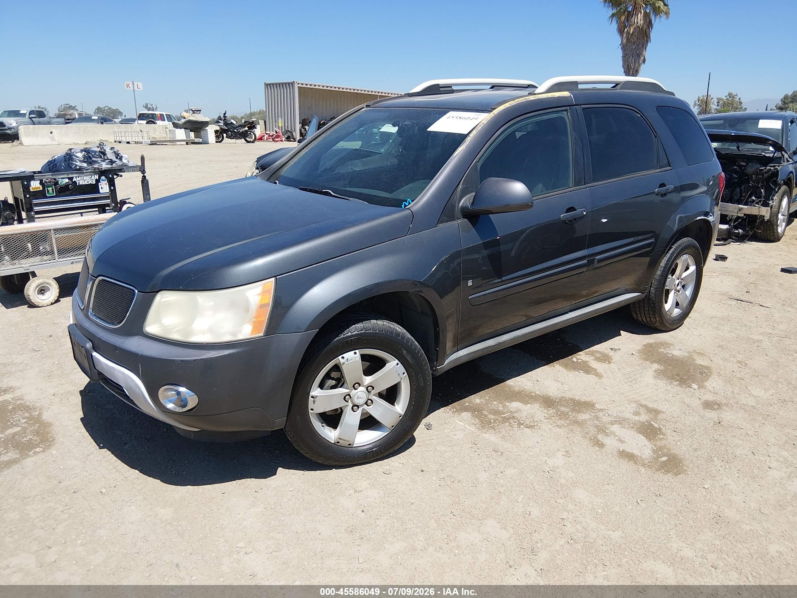 2009 Pontiac Torrent   Gray vin: 2CKDL33F296227021