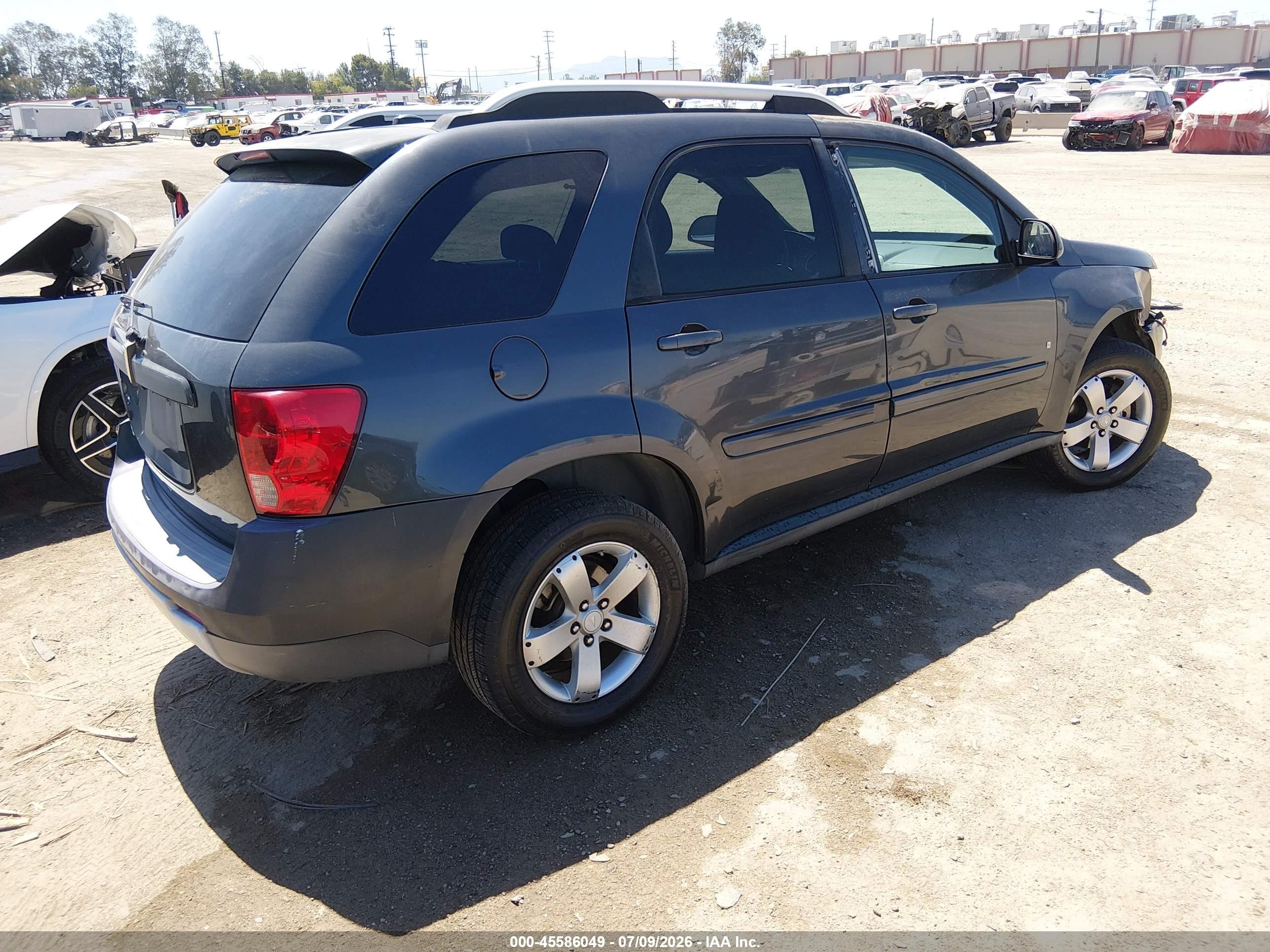 2009 Pontiac Torrent   Gray vin: 2CKDL33F296227021