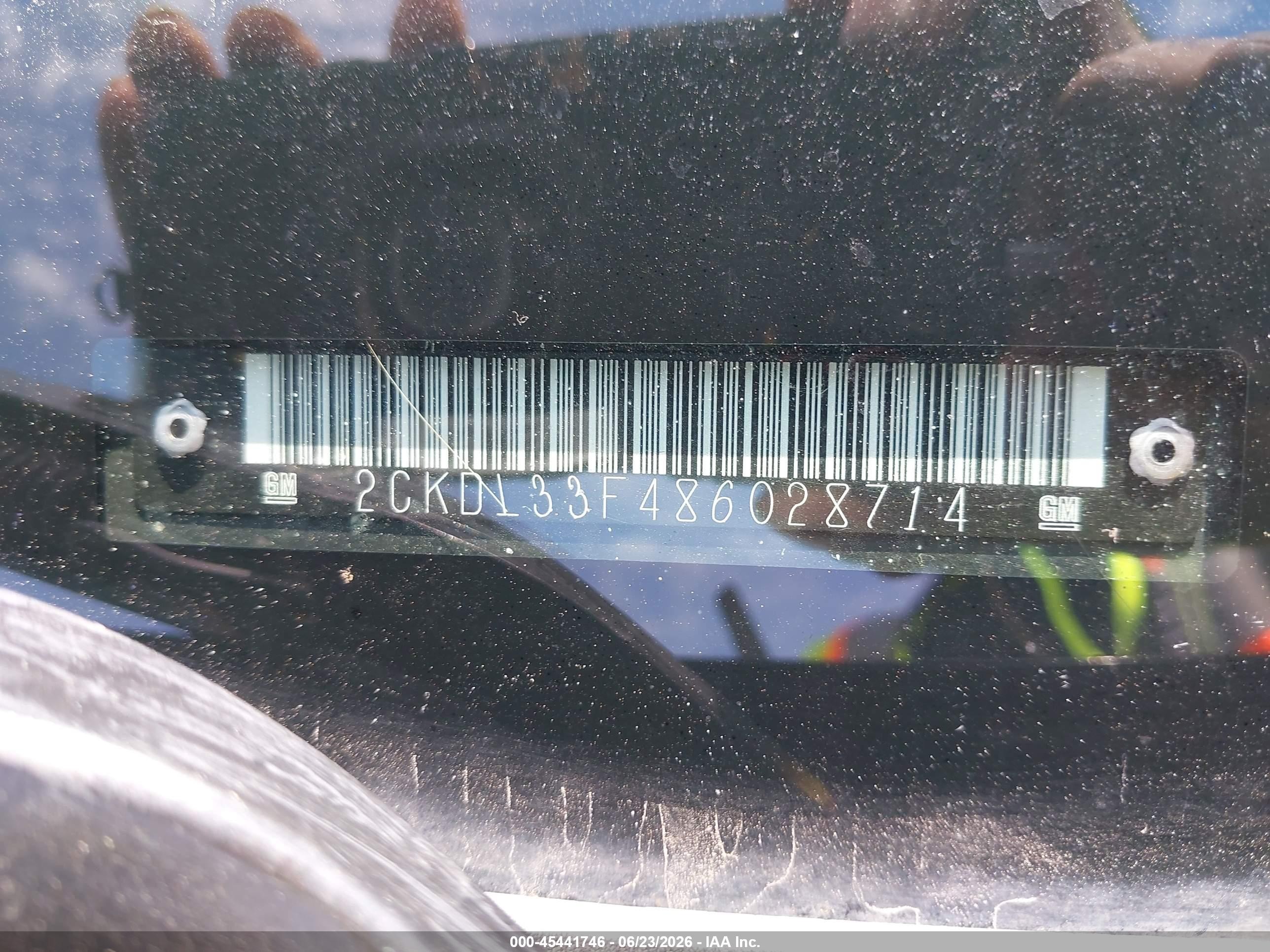2008 Pontiac Torrent   Black vin: 2CKDL33F486028714