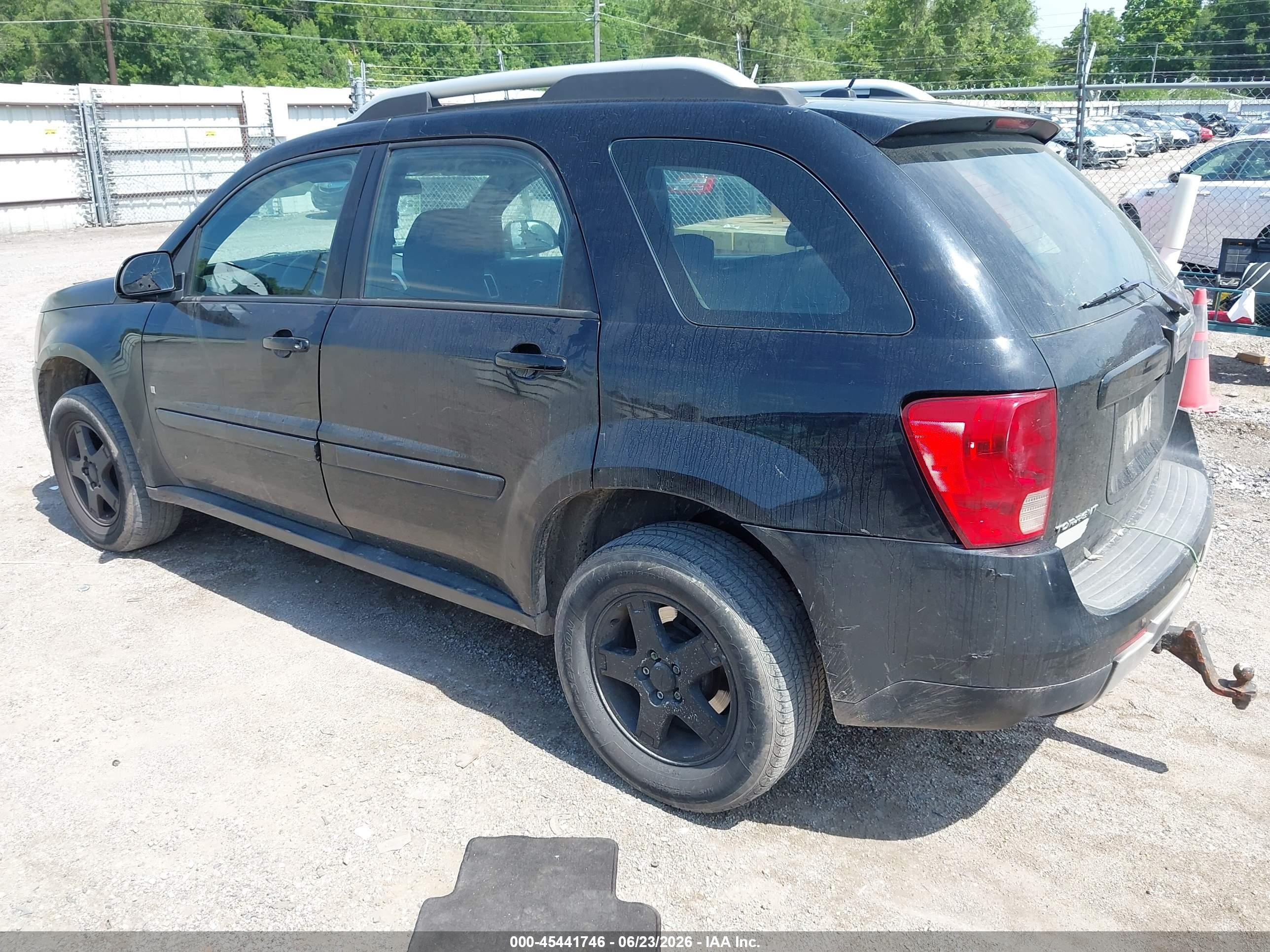 2008 Pontiac Torrent   Black vin: 2CKDL33F486028714