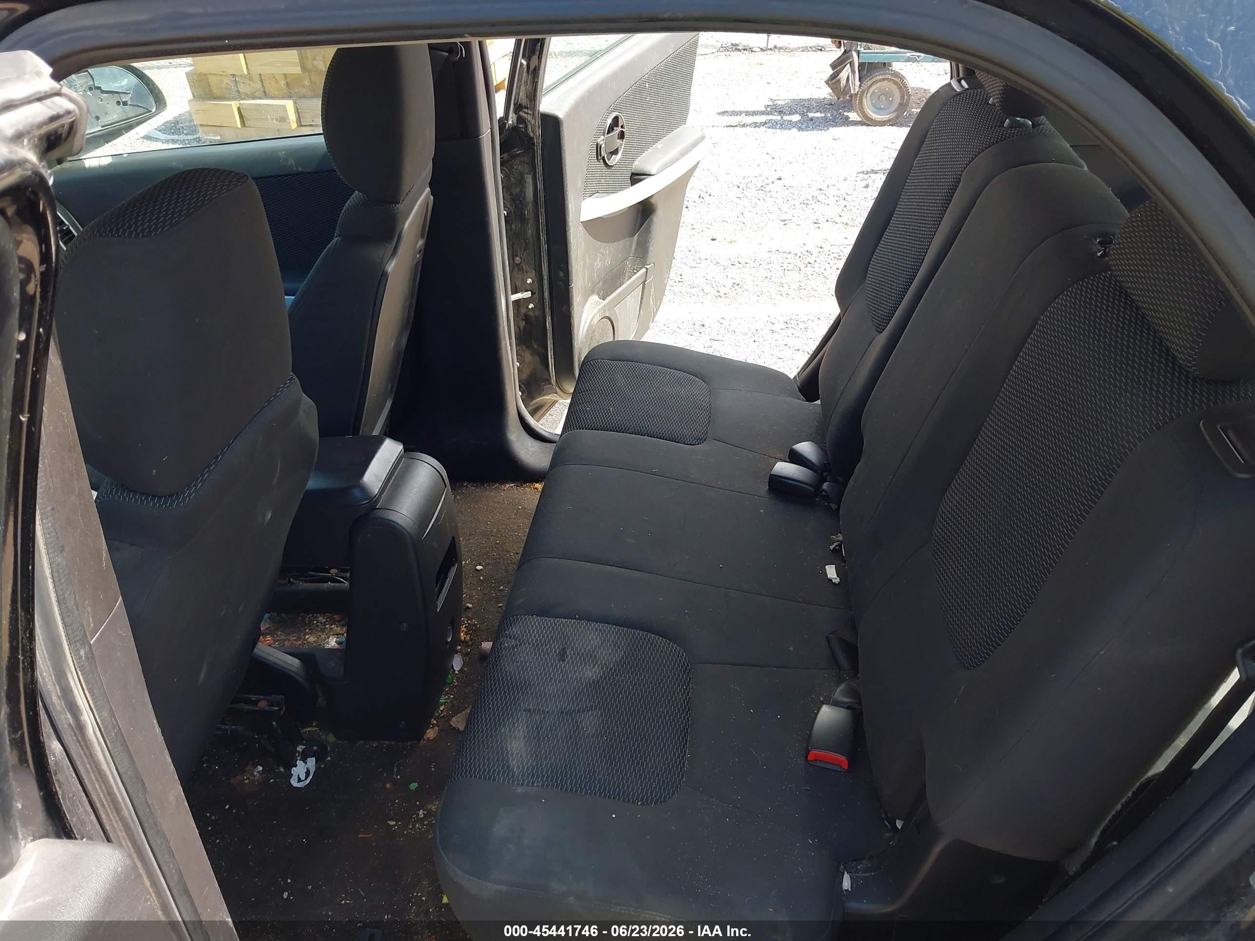 2008 Pontiac Torrent   Black vin: 2CKDL33F486028714