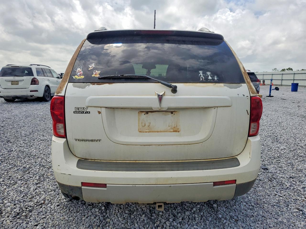 2008 Pontiac Torrent White vin: 2CKDL33F486293360