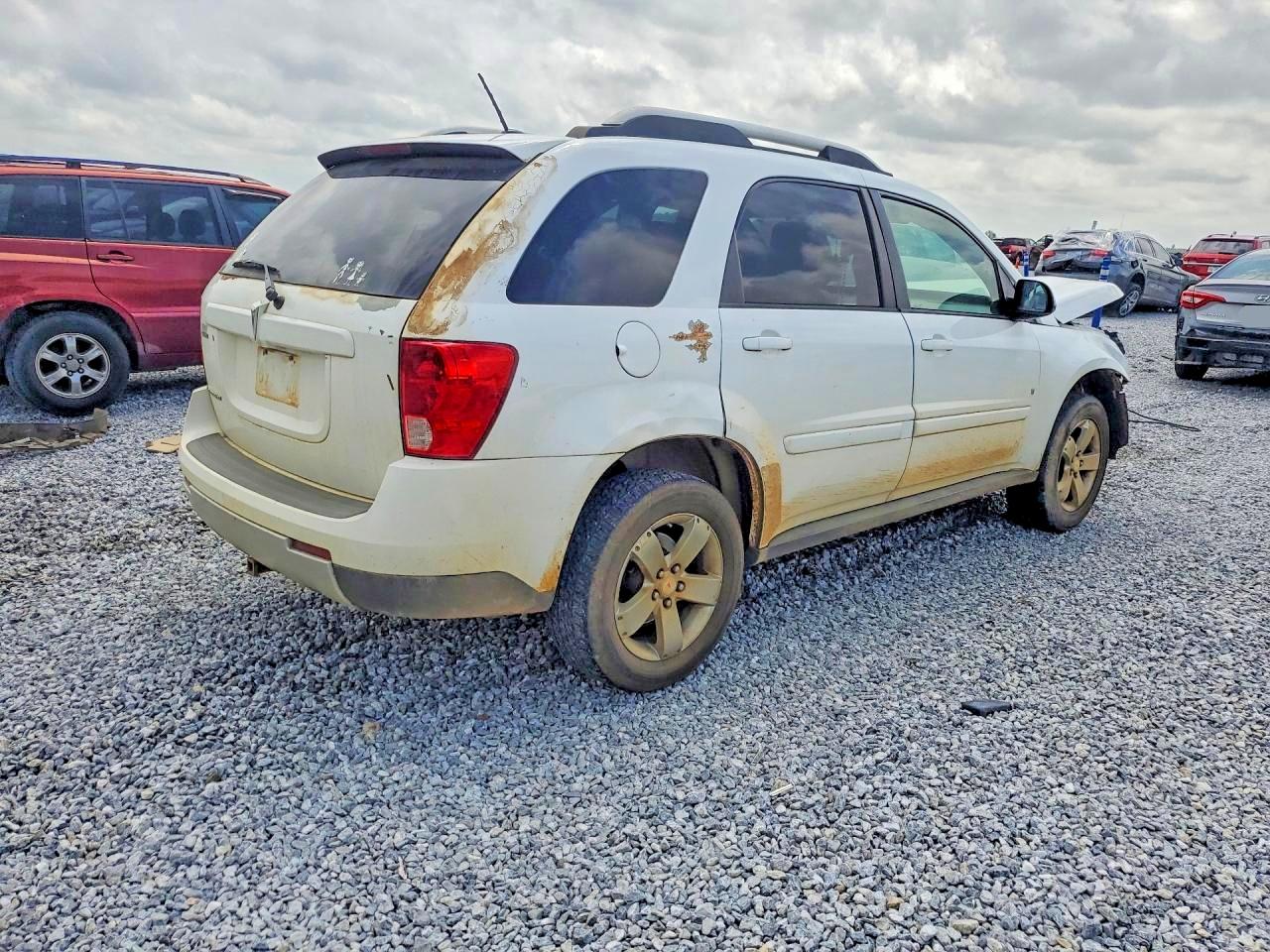 2008 Pontiac Torrent White vin: 2CKDL33F486293360
