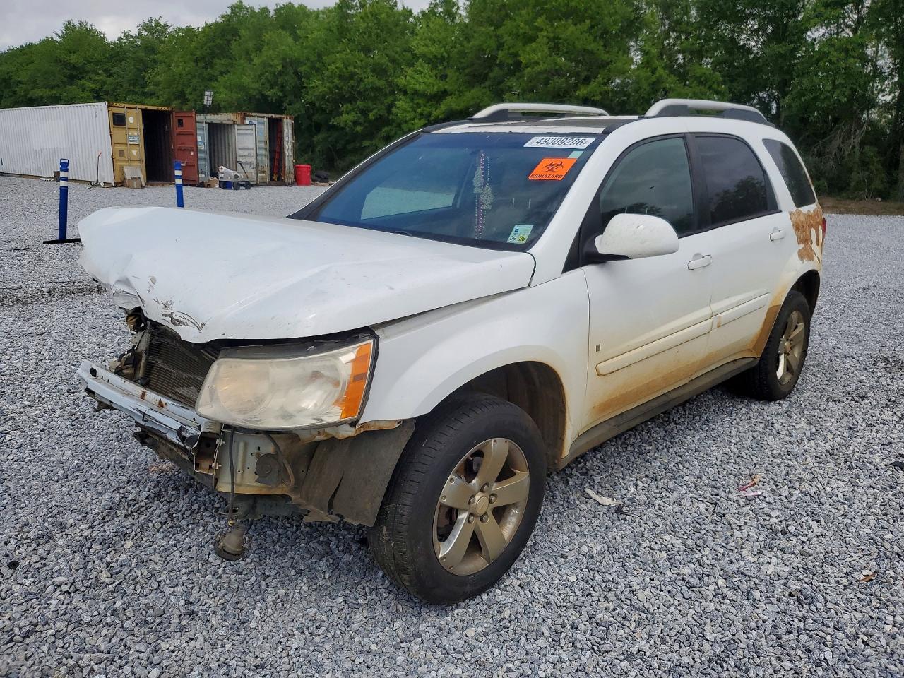 2008 Pontiac Torrent White vin: 2CKDL33F486293360