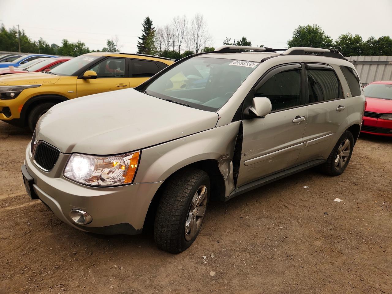 2008 Pontiac Torrent Silver vin: 2CKDL33F686017083
