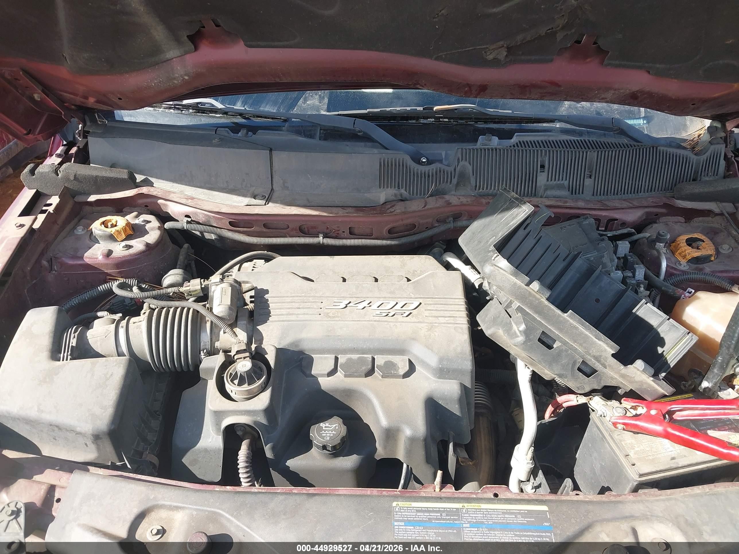 2008 Pontiac Torrent   Burgundy vin: 2CKDL33F686313186