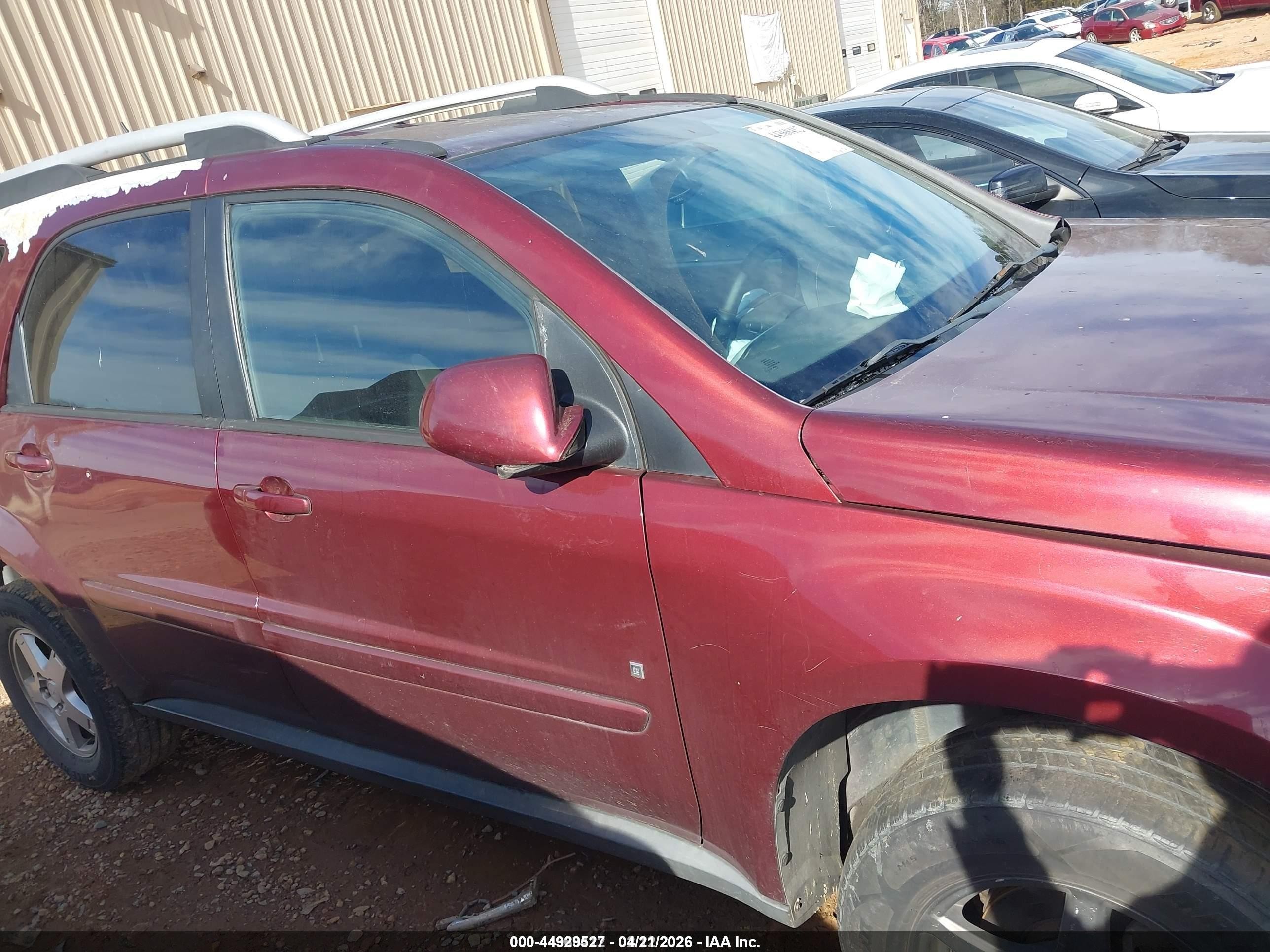 2008 Pontiac Torrent   Burgundy vin: 2CKDL33F686313186