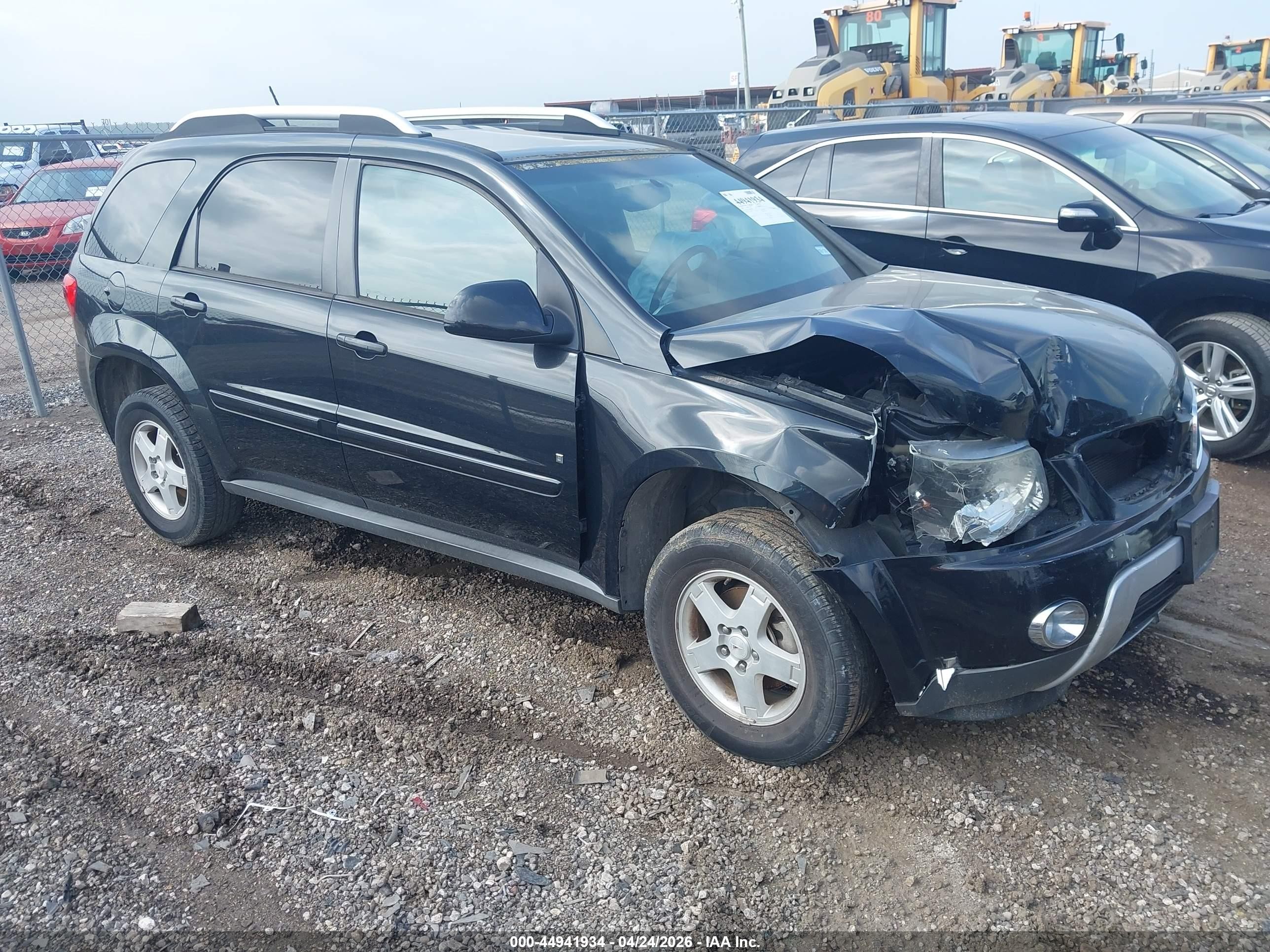 2008 Pontiac Torrent   Black vin: 2CKDL33F986056038
