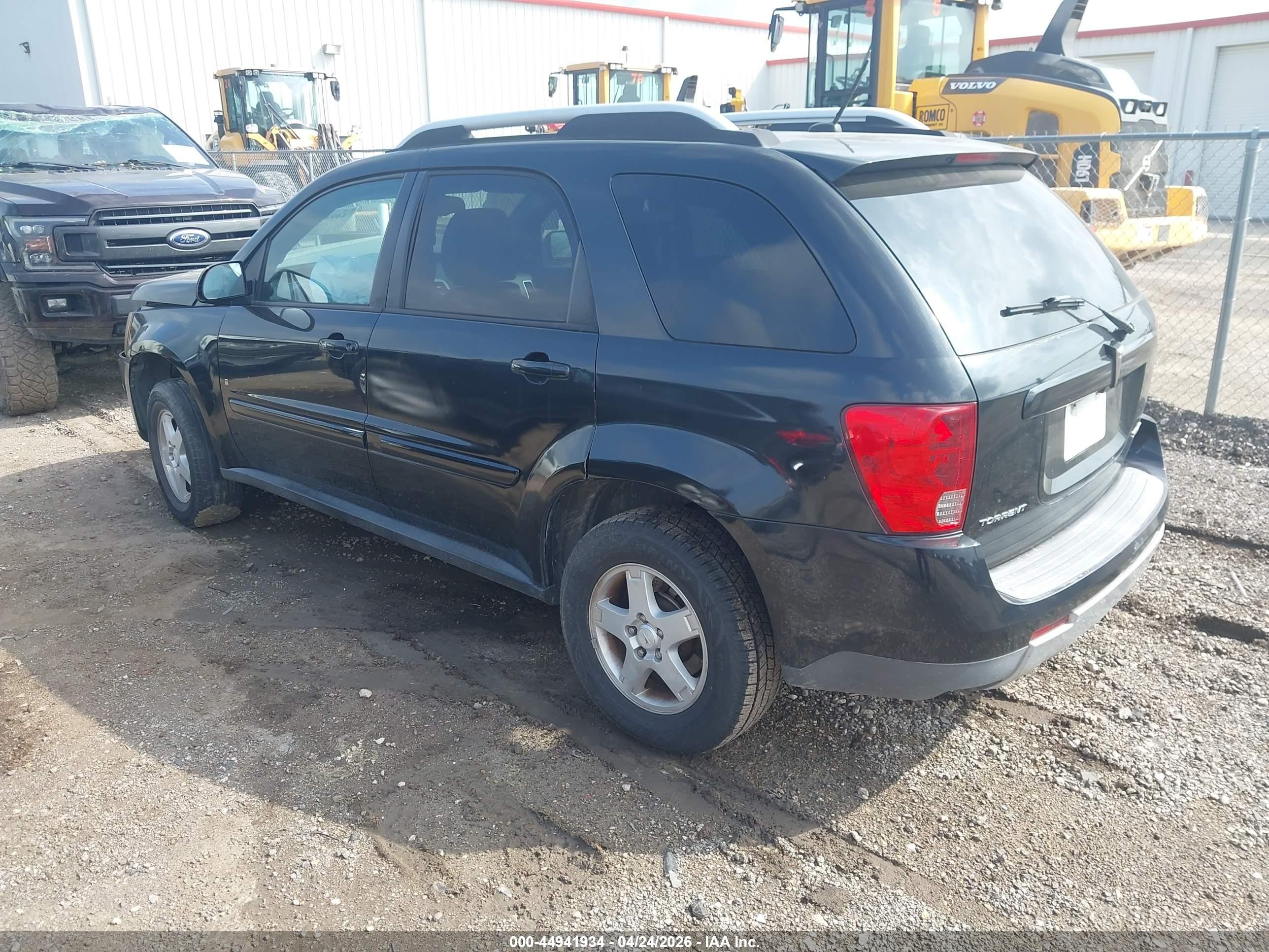 2008 Pontiac Torrent   Black vin: 2CKDL33F986056038