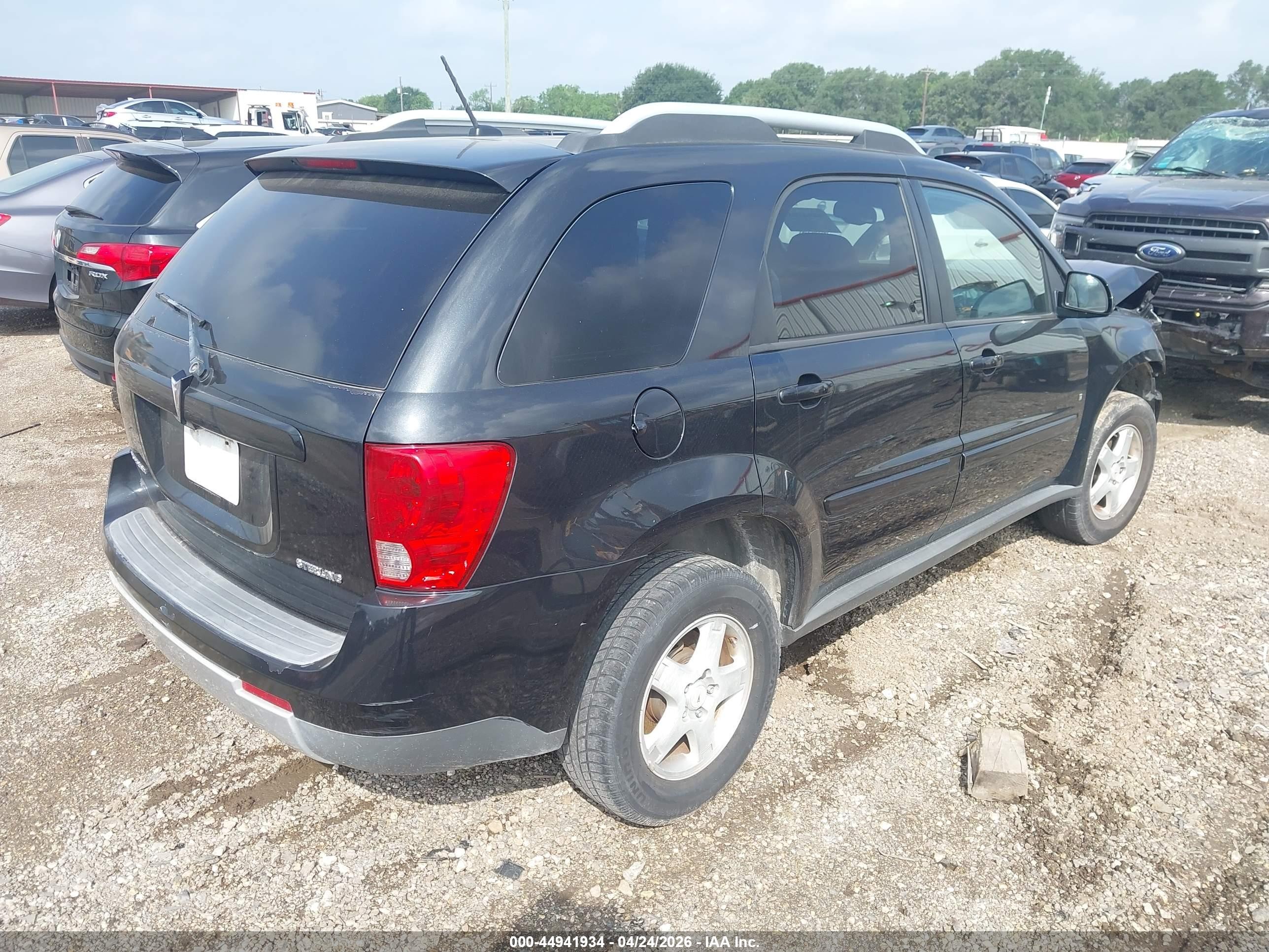 2008 Pontiac Torrent   Black vin: 2CKDL33F986056038