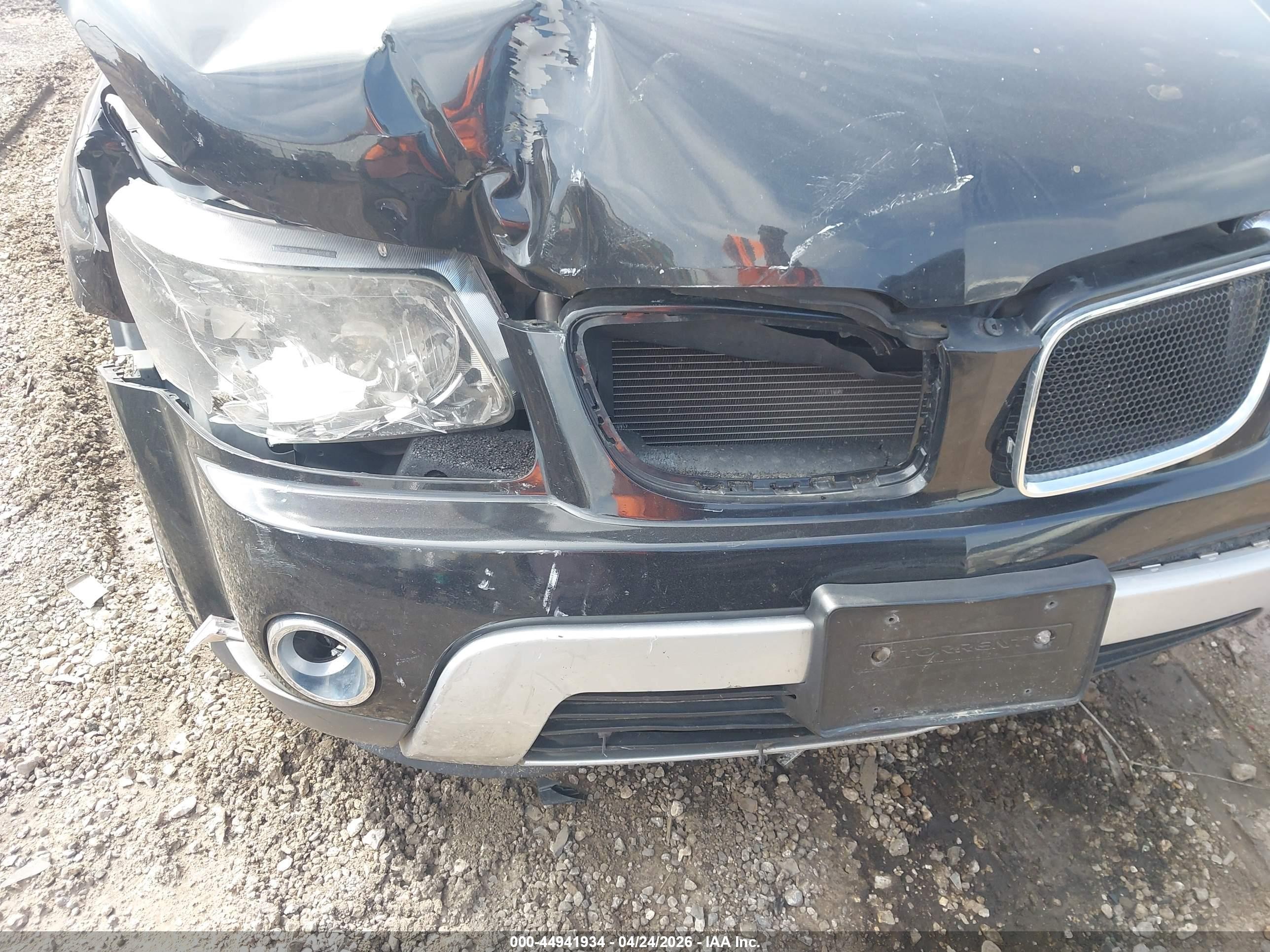 2008 Pontiac Torrent   Black vin: 2CKDL33F986056038