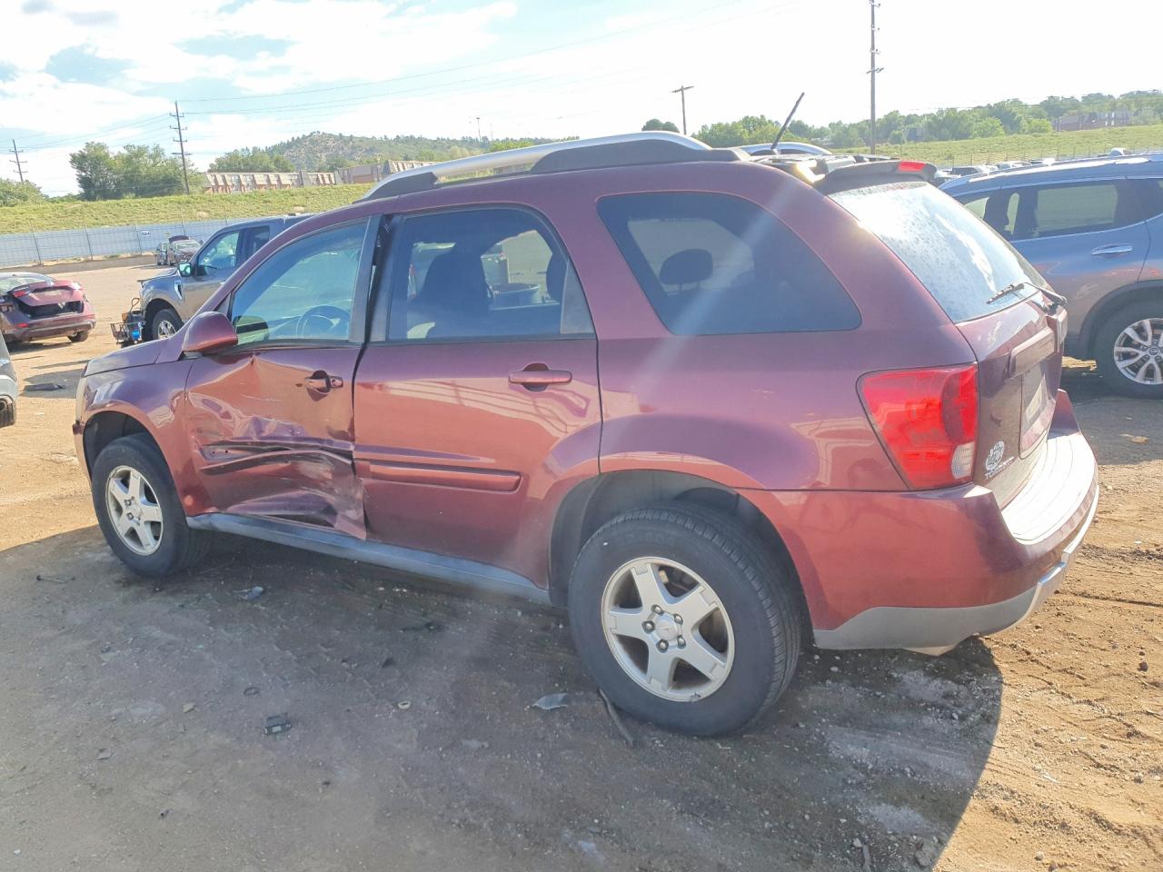 2008 Pontiac Torrent Красный vin: 2CKDL33F986299624