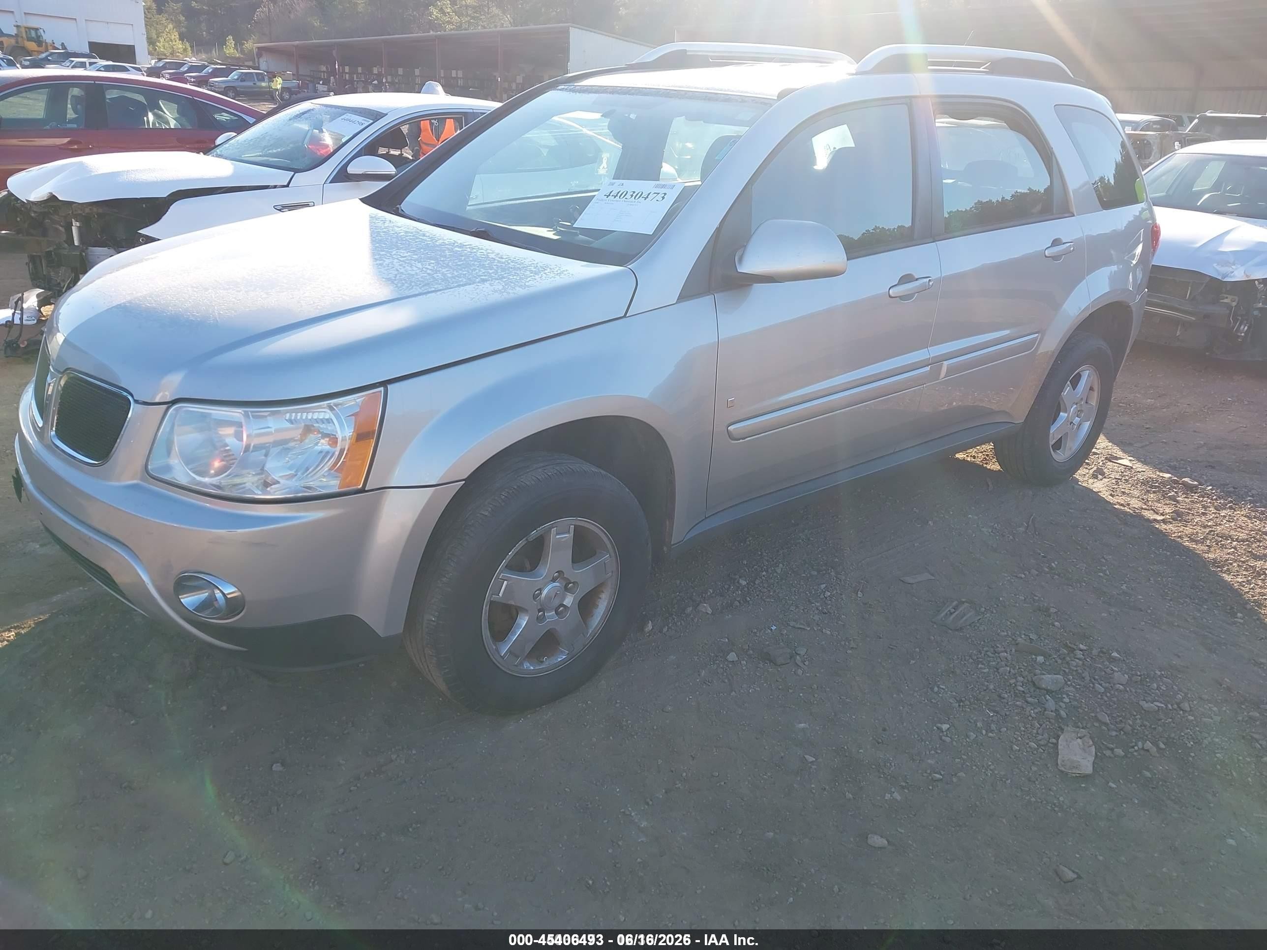 2008 Pontiac Torrent Серебряный vin: 2CKDL33F986301095