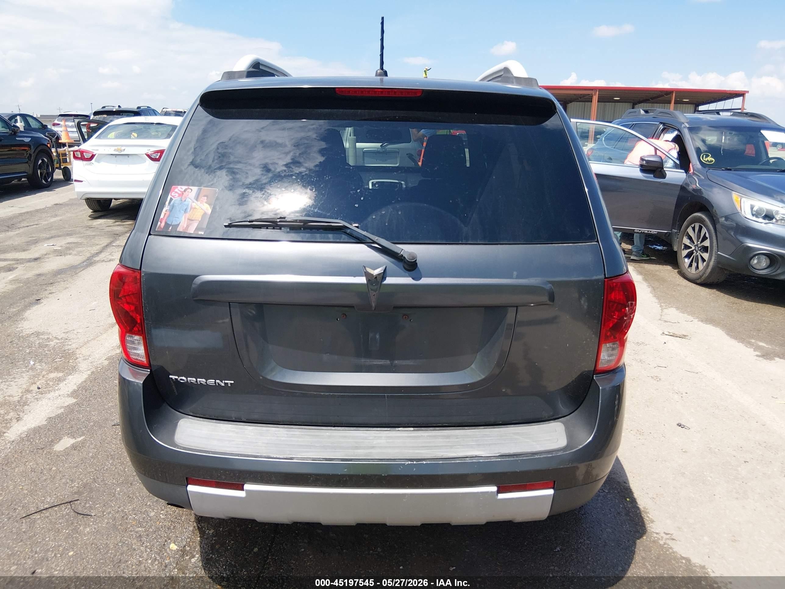 2009 Pontiac Torrent   Gray vin: 2CKDL33F996214315