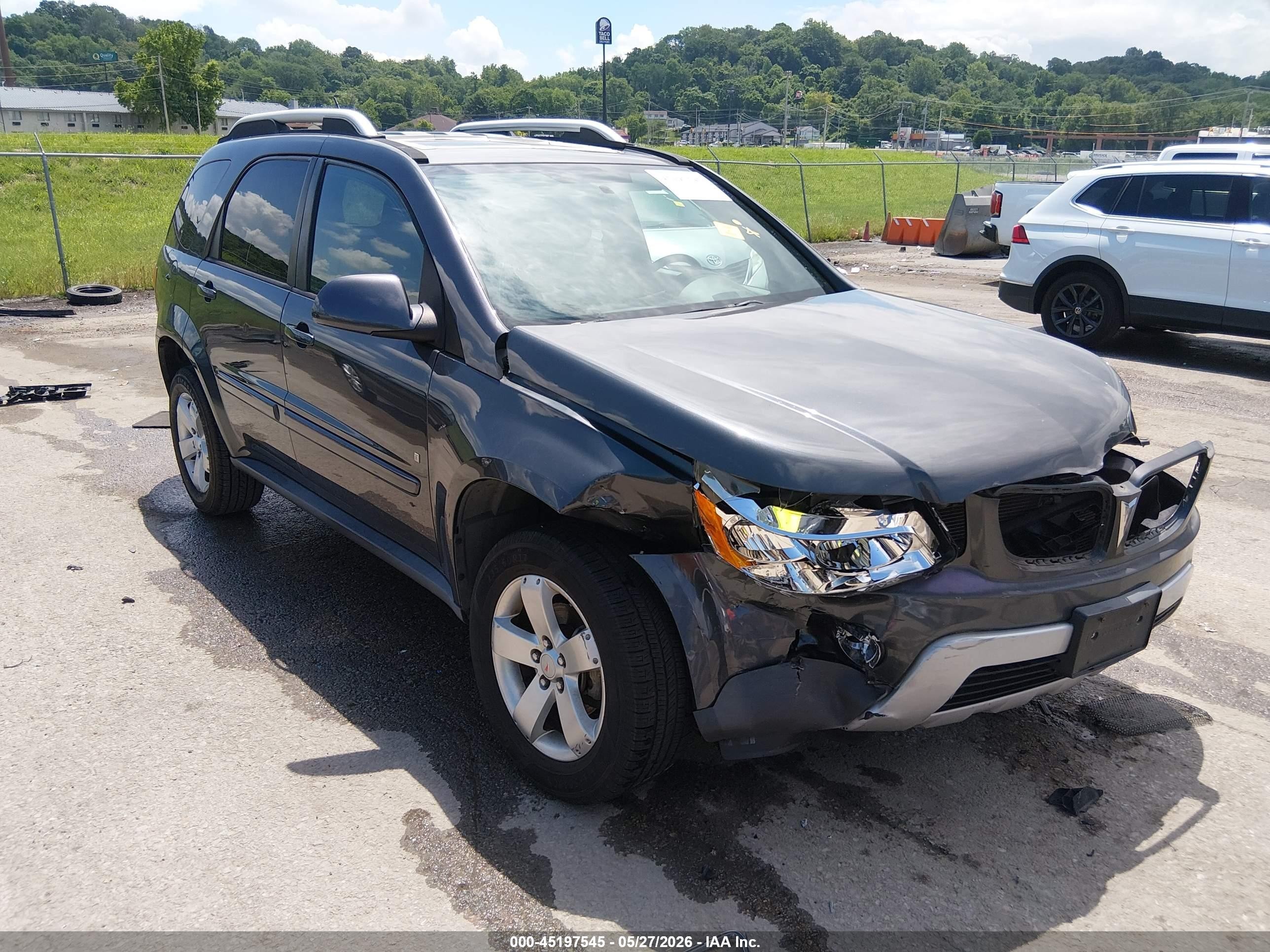 2009 Pontiac Torrent   Gray vin: 2CKDL33F996214315
