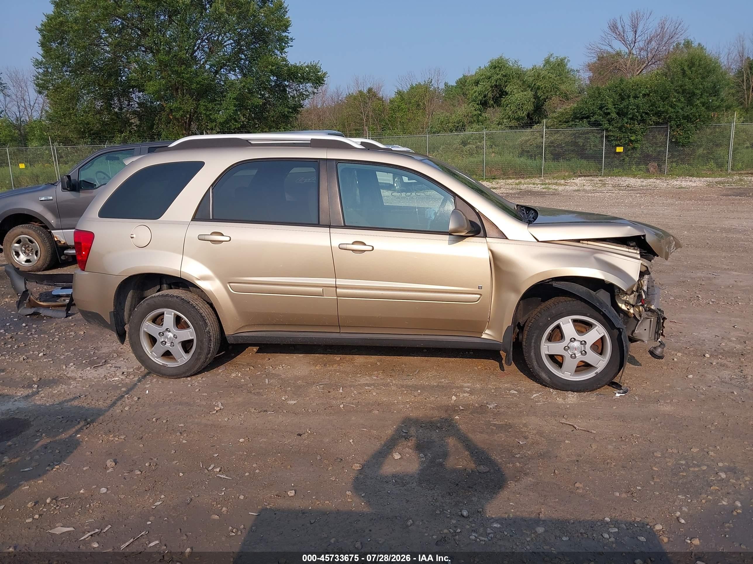 2008 Pontiac Torrent   Gold vin: 2CKDL33FX86034761