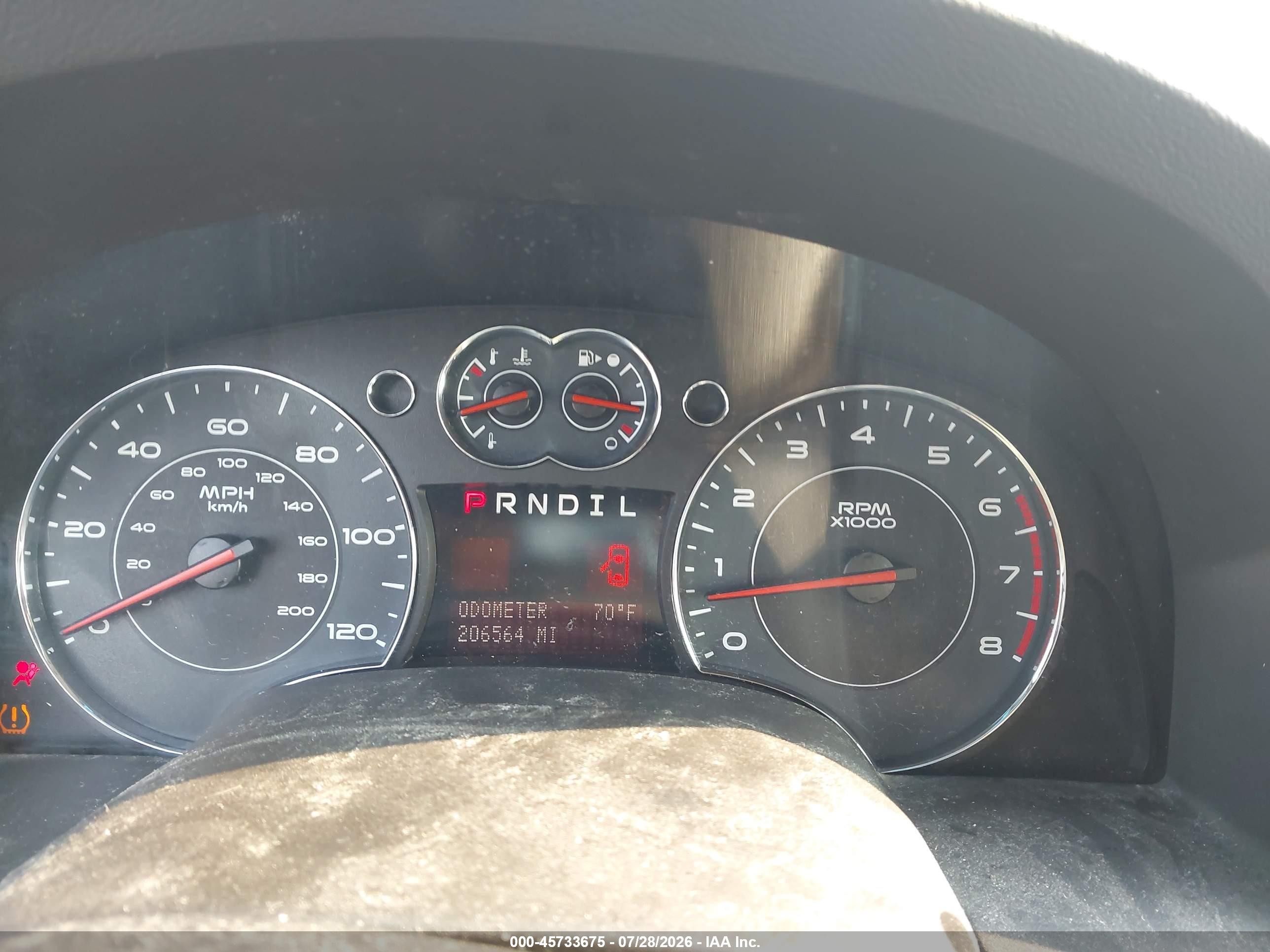 2008 Pontiac Torrent   Gold vin: 2CKDL33FX86034761