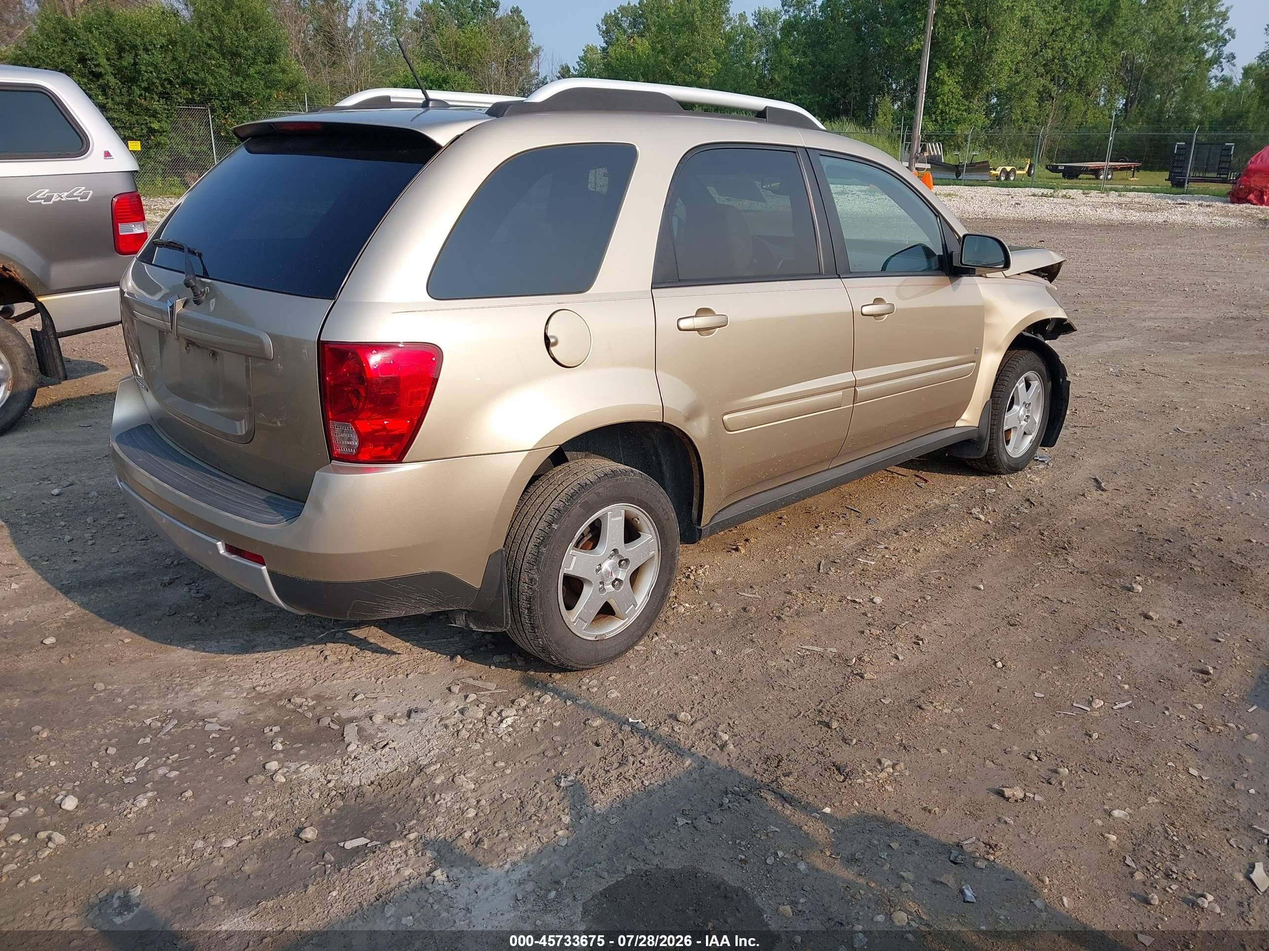 2008 Pontiac Torrent   Gold vin: 2CKDL33FX86034761