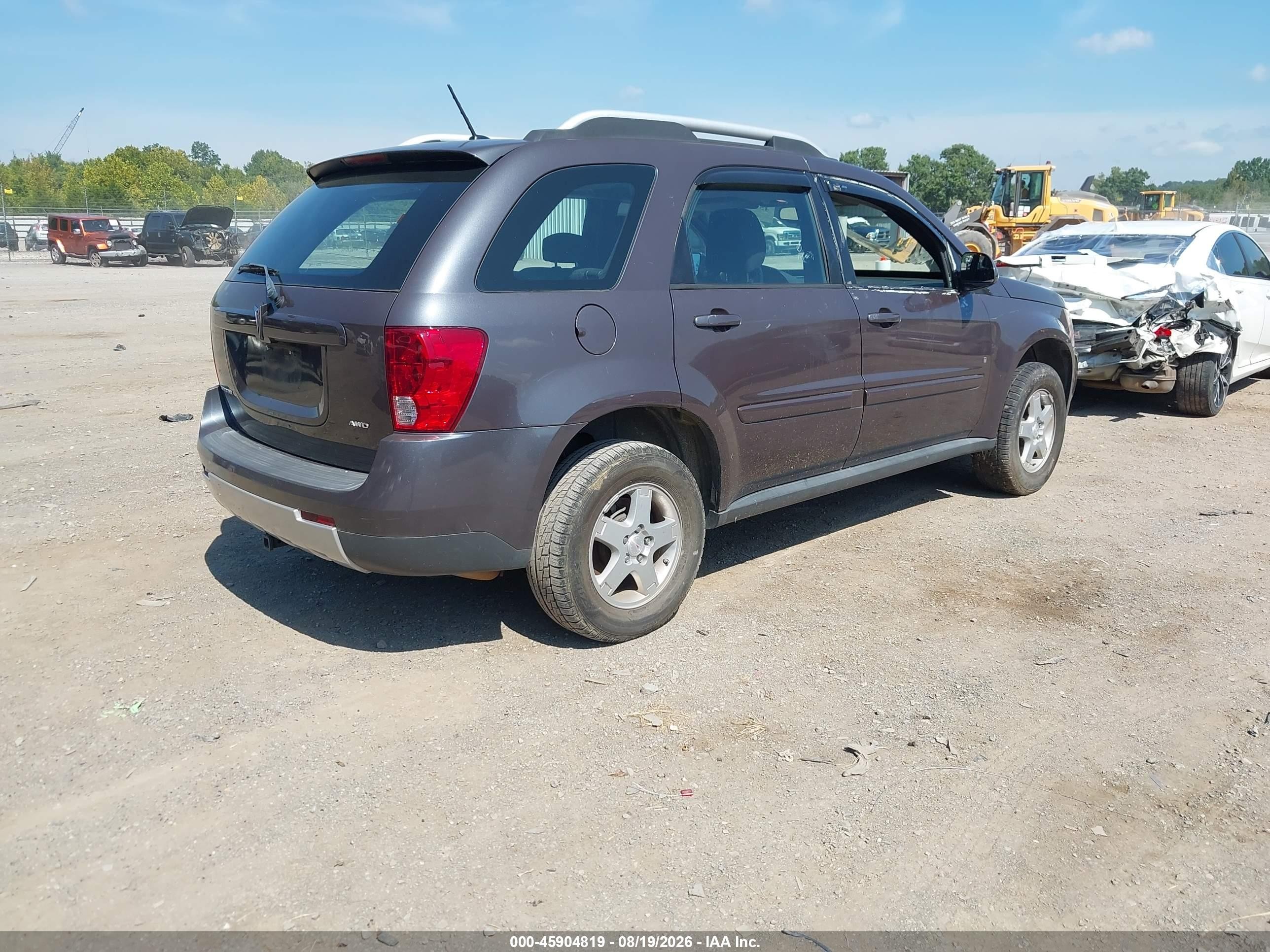 2008 Pontiac Torrent   Черный vin: 2CKDL43F186292785