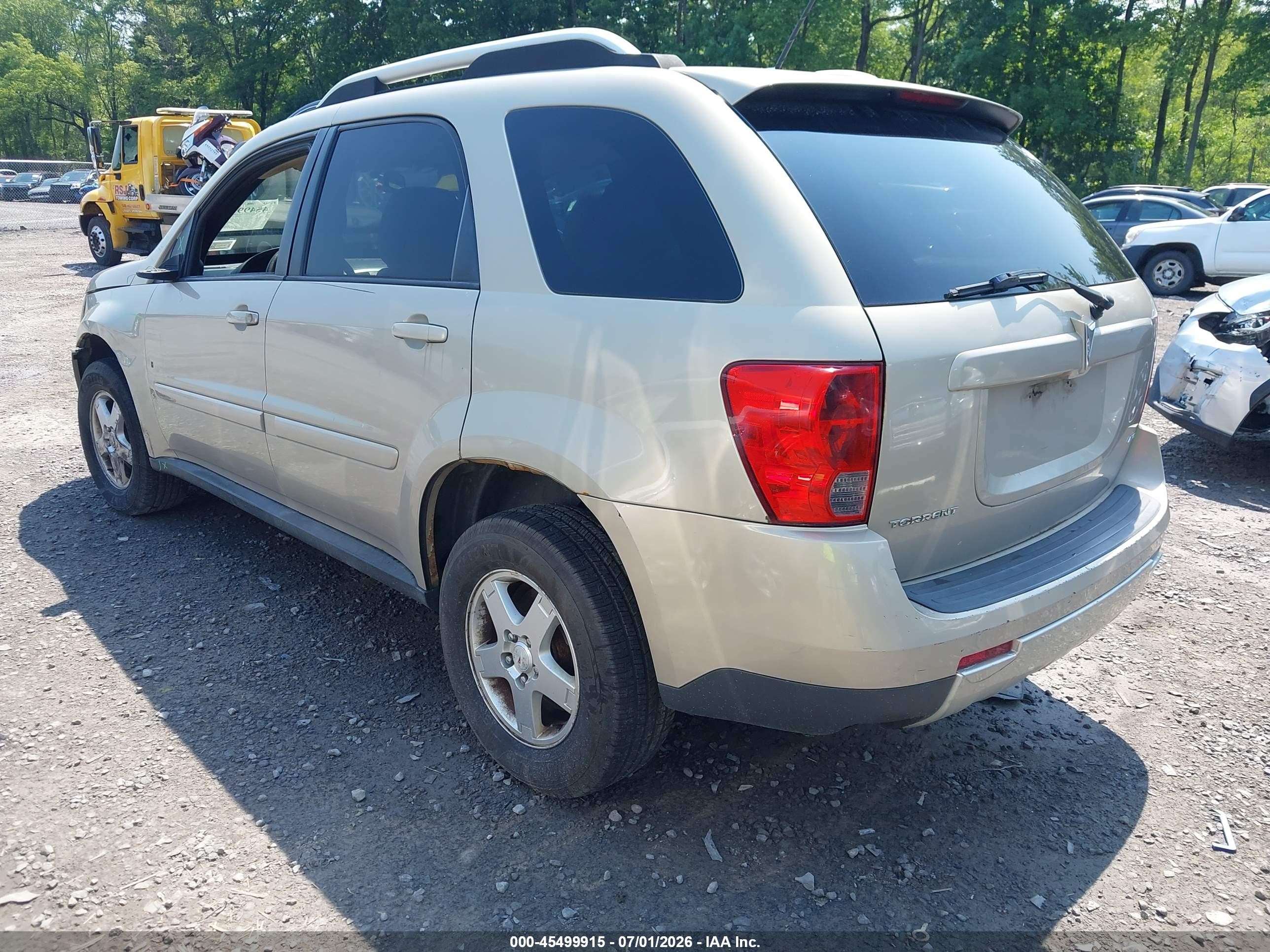 2009 Pontiac Torrent   Gold vin: 2CKDL43F296250935