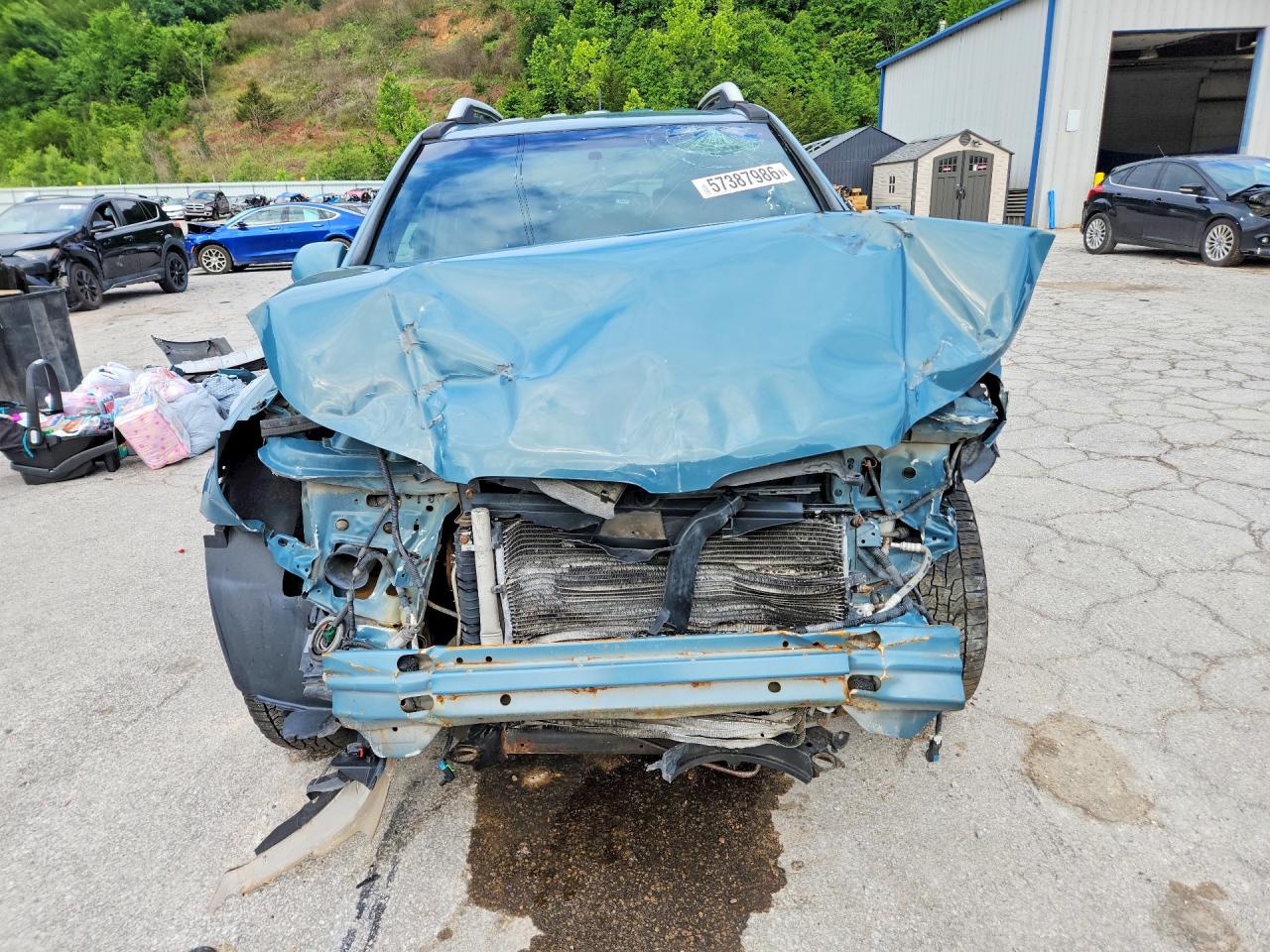 2008 Pontiac Torrent Blue vin: 2CKDL43F586039727