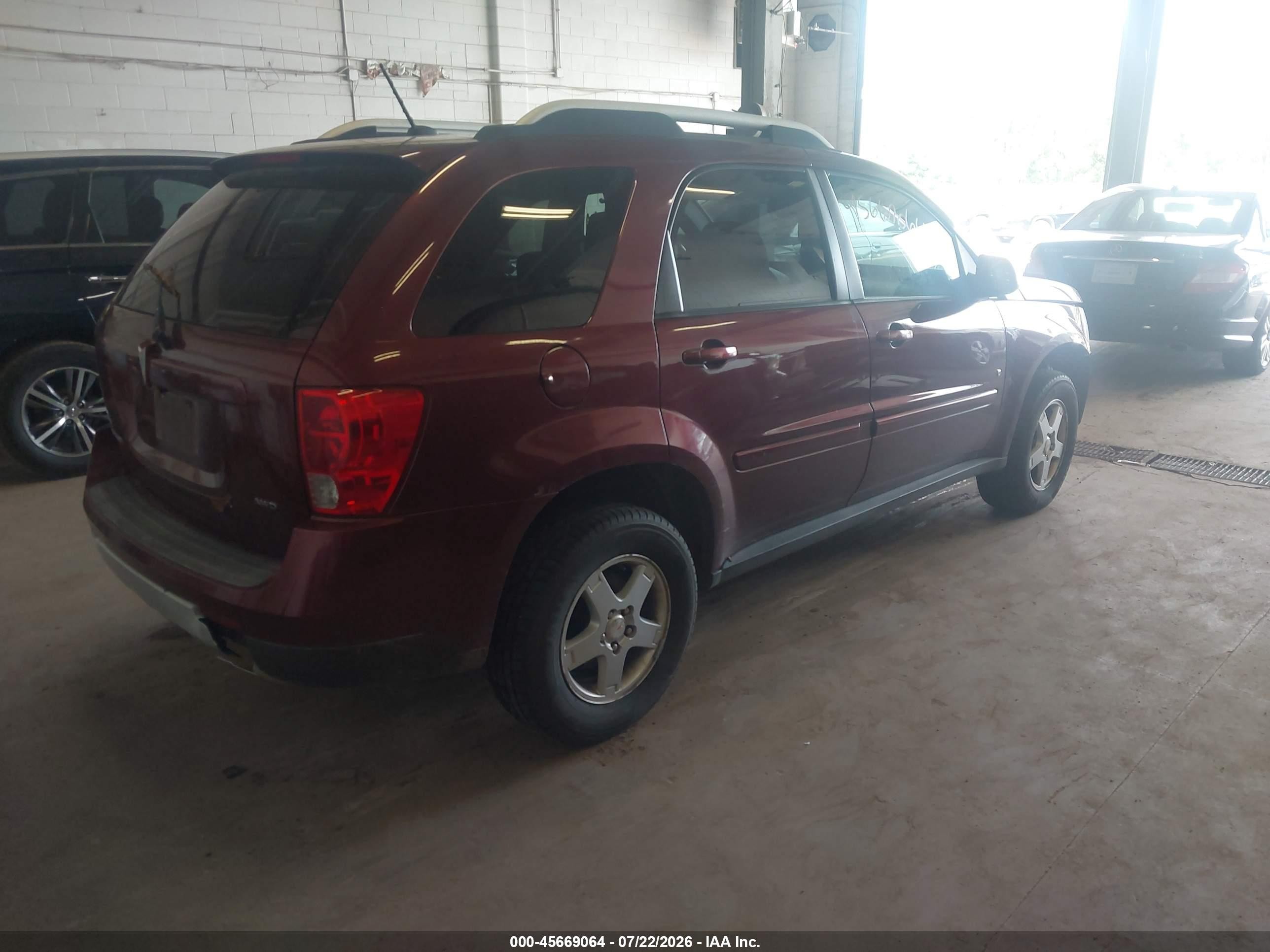 2009 Pontiac Torrent   Красный vin: 2CKDL43F596217413