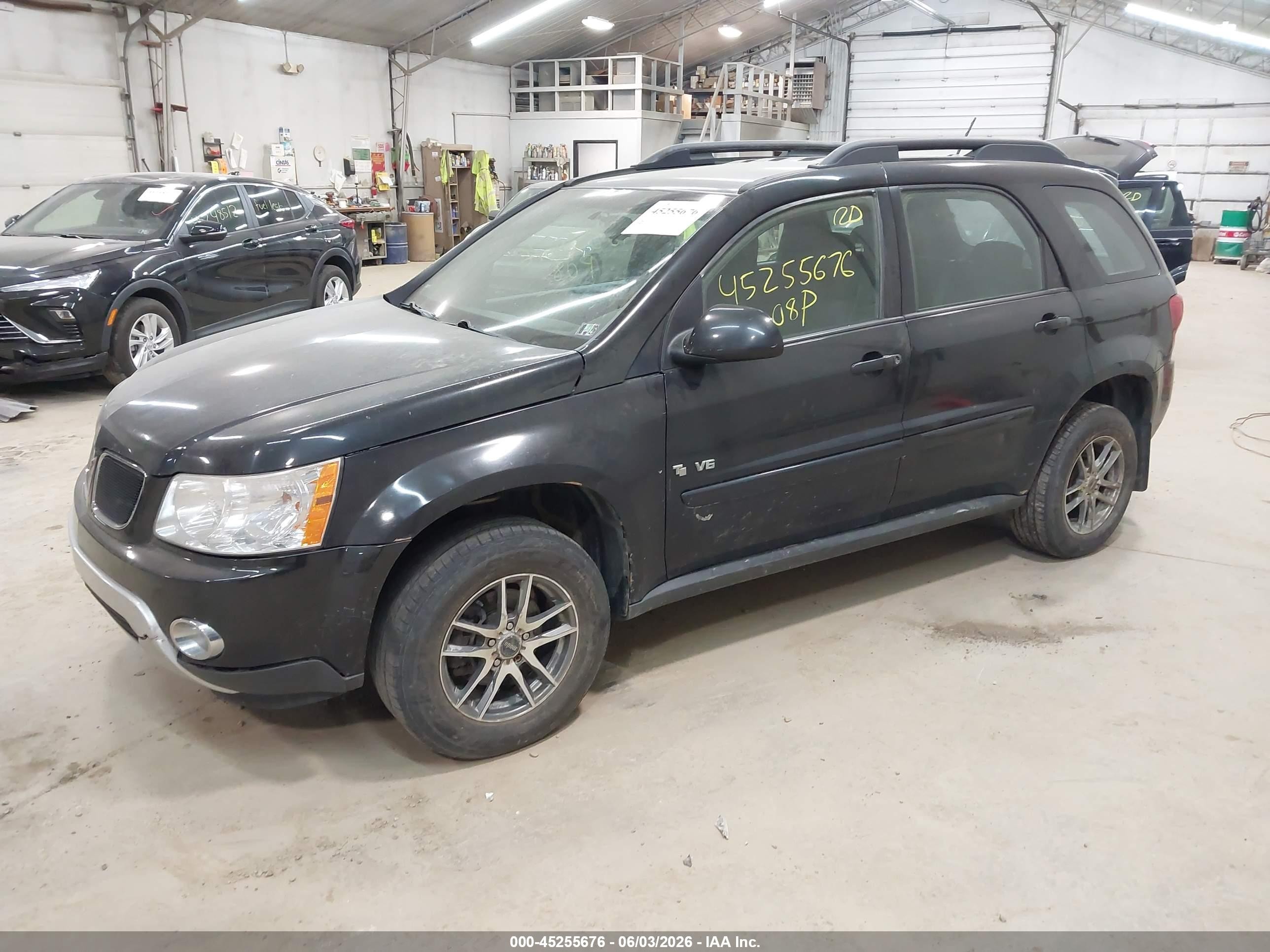 2008 Pontiac Torrent   Black vin: 2CKDL43F686024413