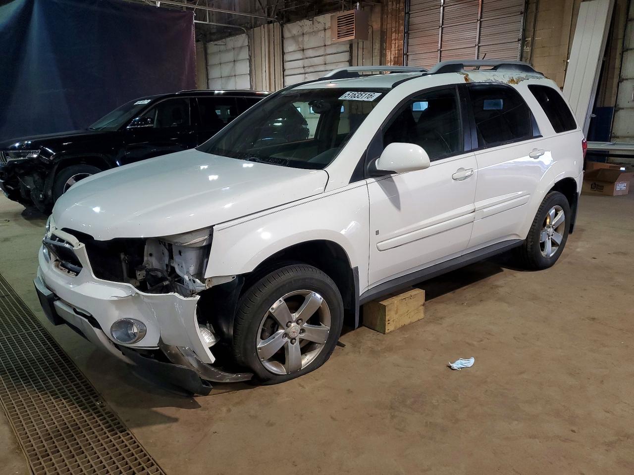 2008 Pontiac Torrent White vin: 2CKDL43F686340183
