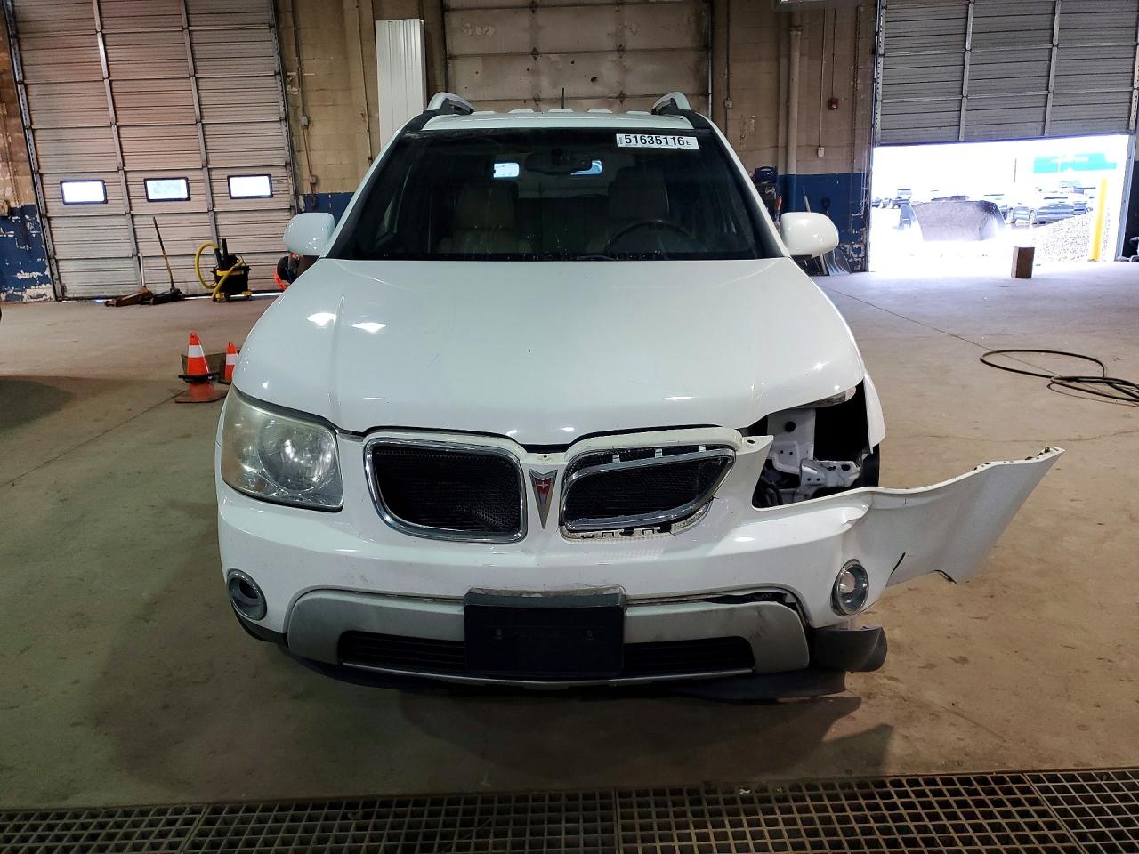 2008 Pontiac Torrent White vin: 2CKDL43F686340183