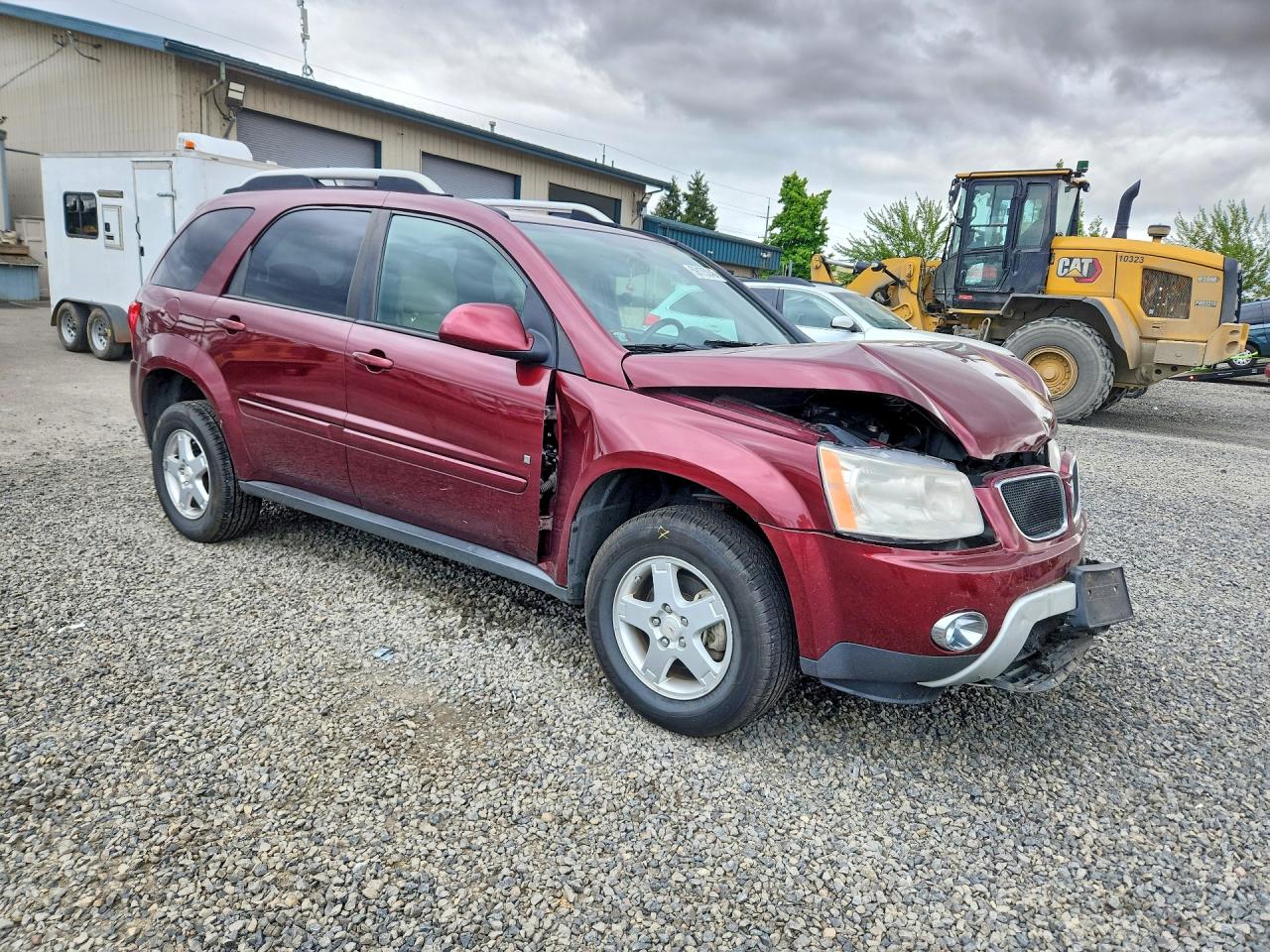 2008 Pontiac Torrent Burgundy vin: 2CKDL43F886344171