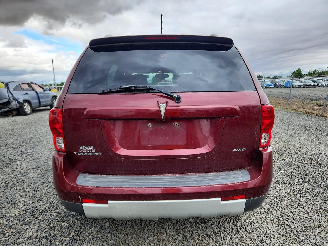 2008 Pontiac Torrent Burgundy vin: 2CKDL43F886344171