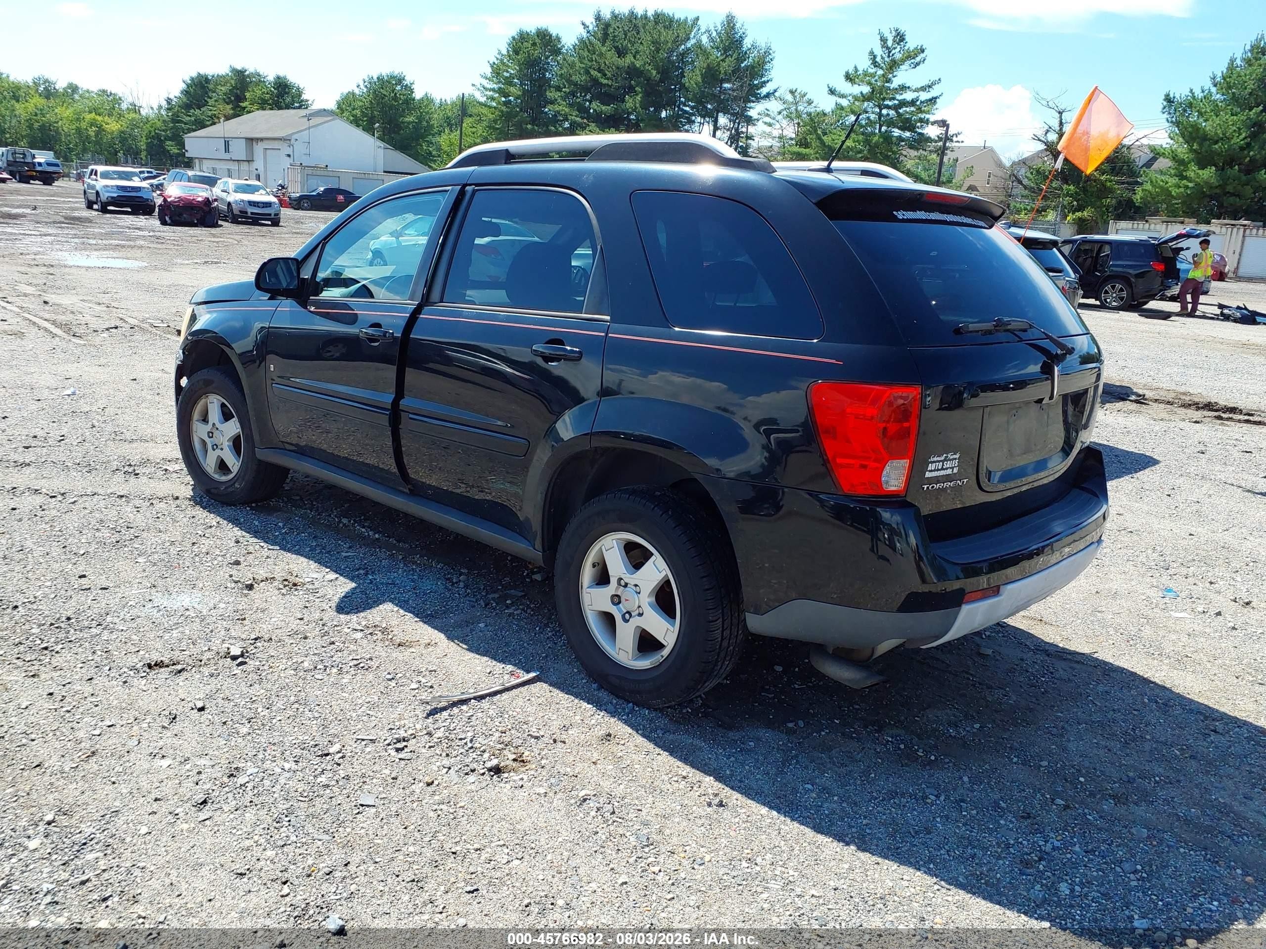 2008 Pontiac Torrent   Черный vin: 2CKDL43F986066736