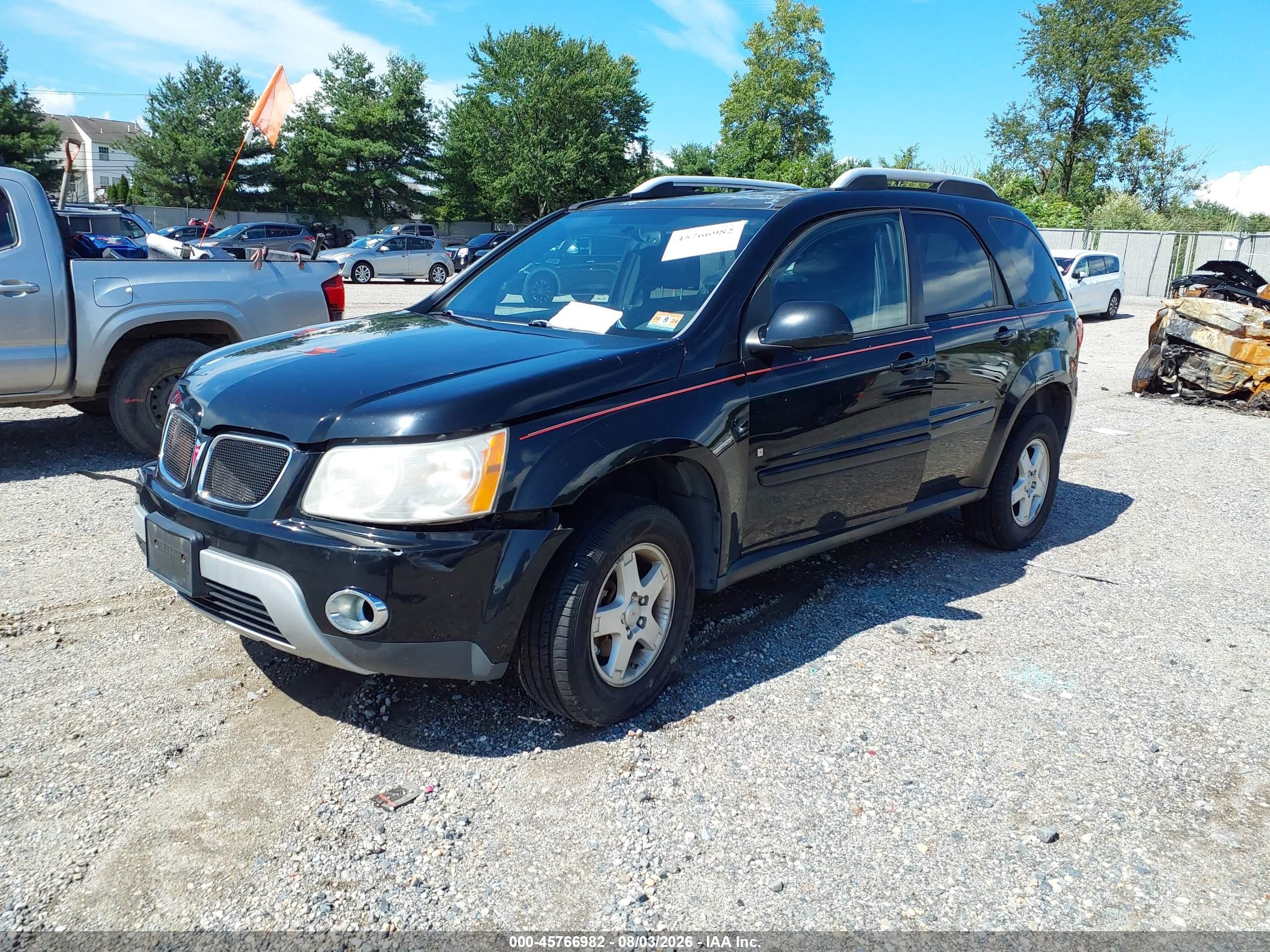 2008 Pontiac Torrent   Черный vin: 2CKDL43F986066736