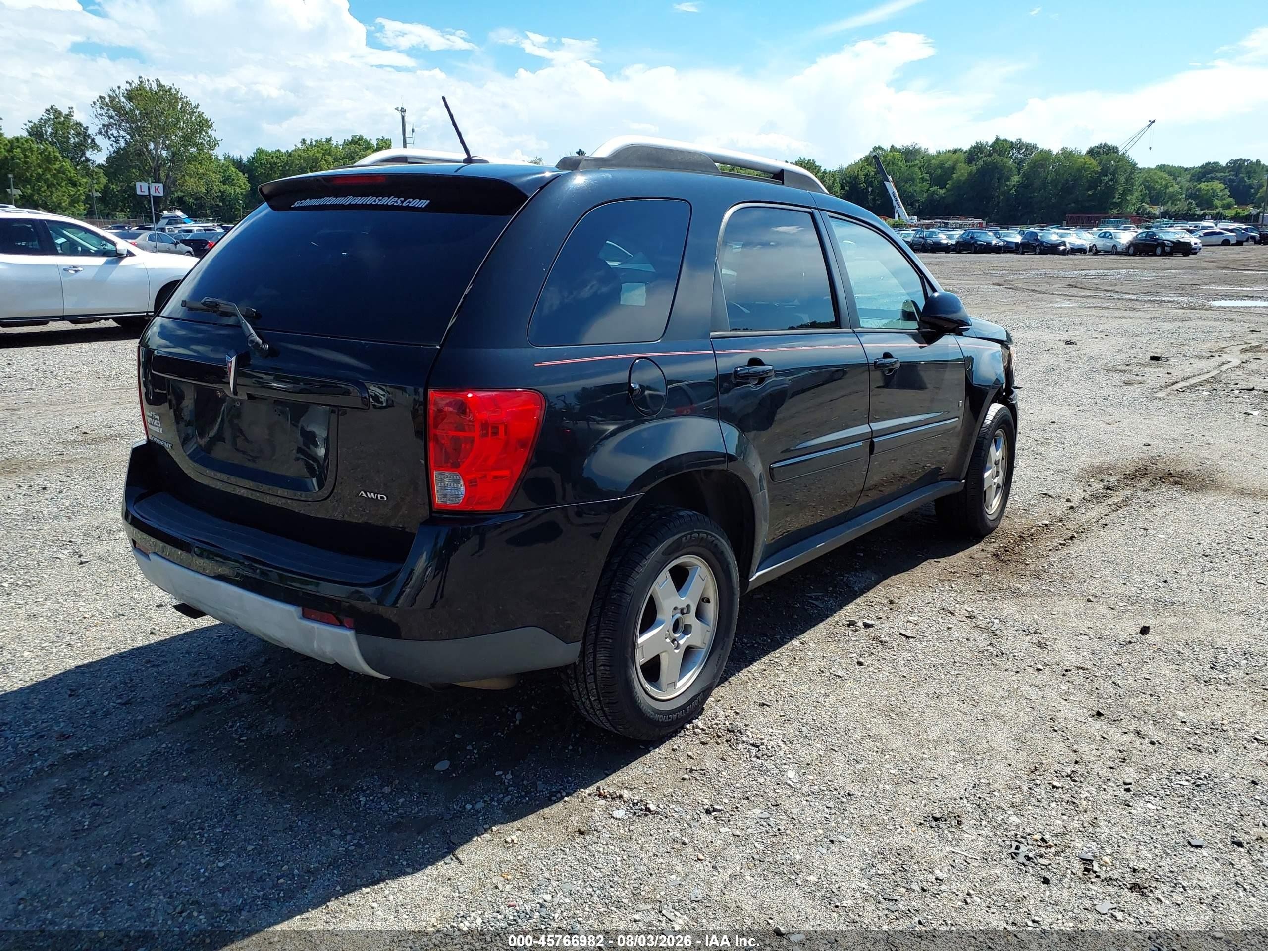 2008 Pontiac Torrent   Черный vin: 2CKDL43F986066736