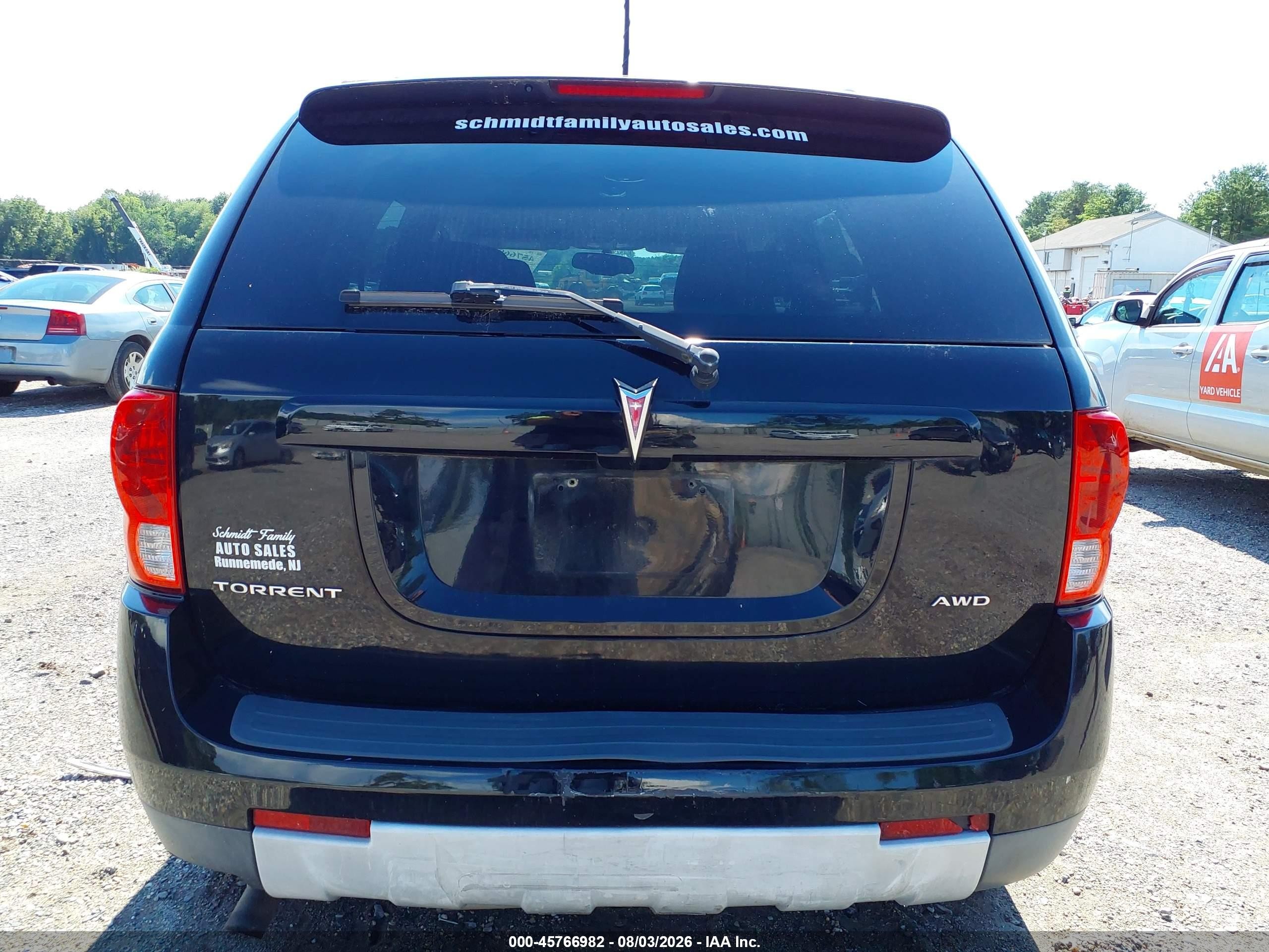 2008 Pontiac Torrent   Черный vin: 2CKDL43F986066736