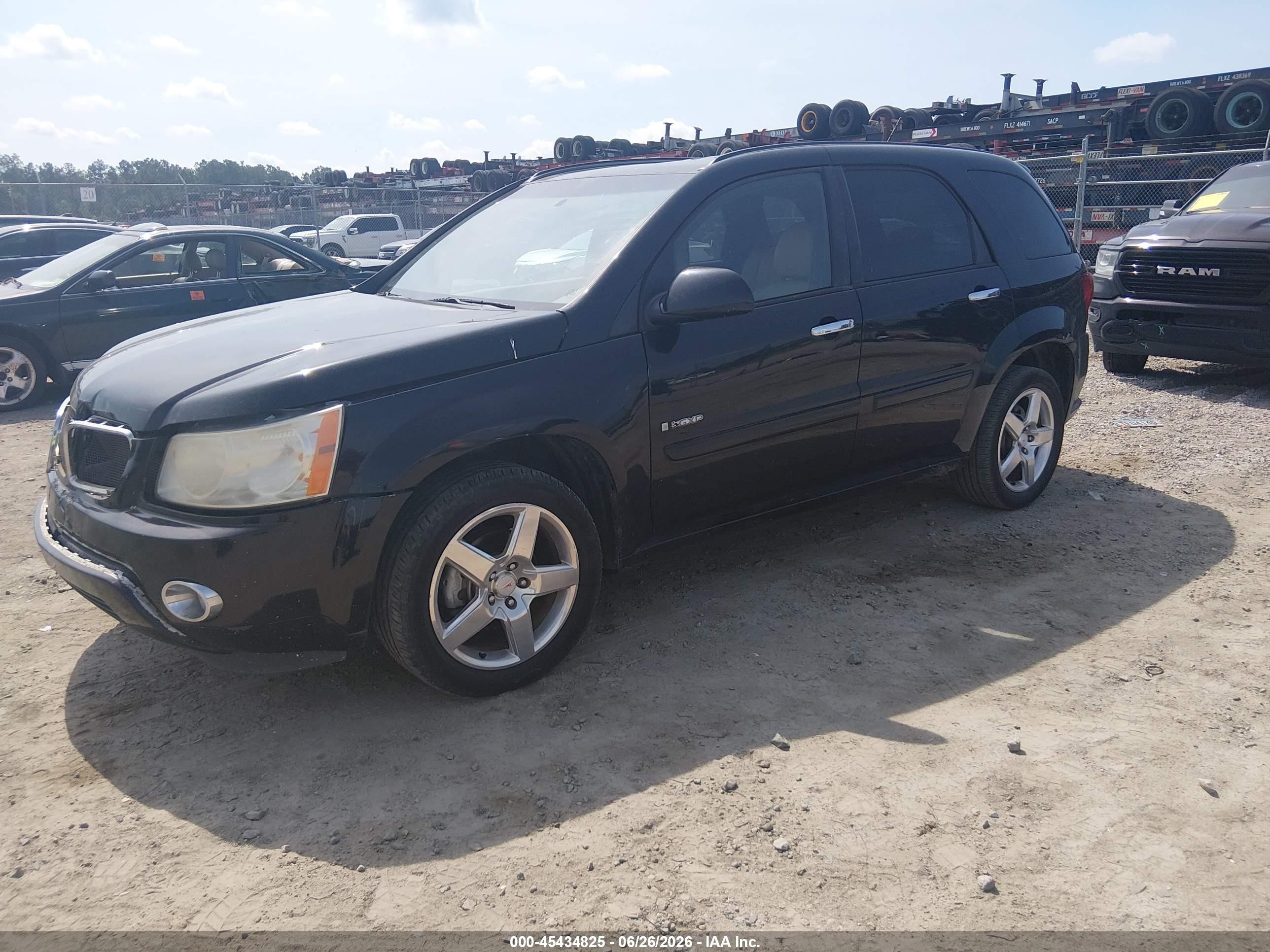 2008 Pontiac Torrent Gxp Black vin: 2CKDL637186070526