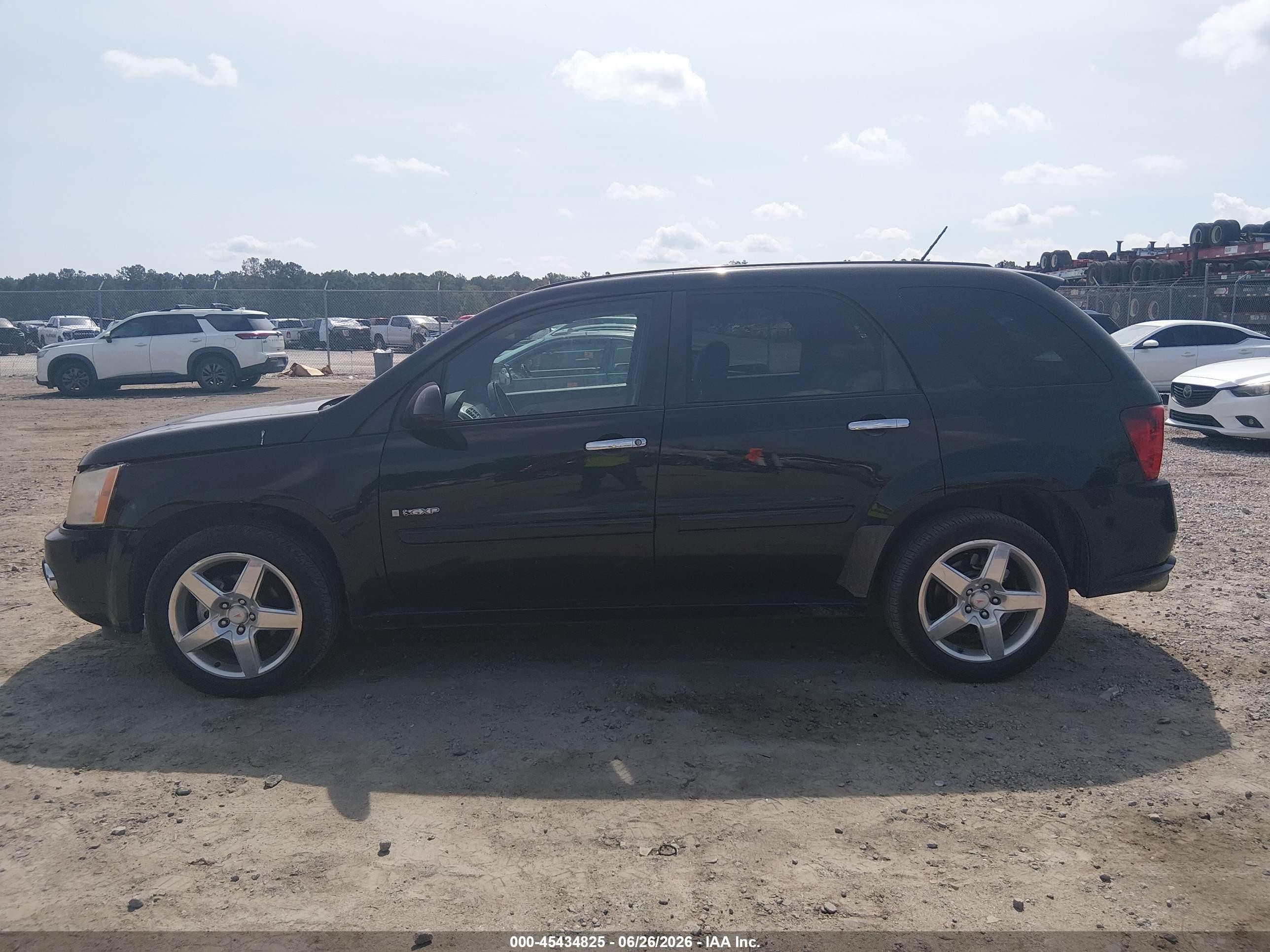 2008 Pontiac Torrent Gxp Black vin: 2CKDL637186070526