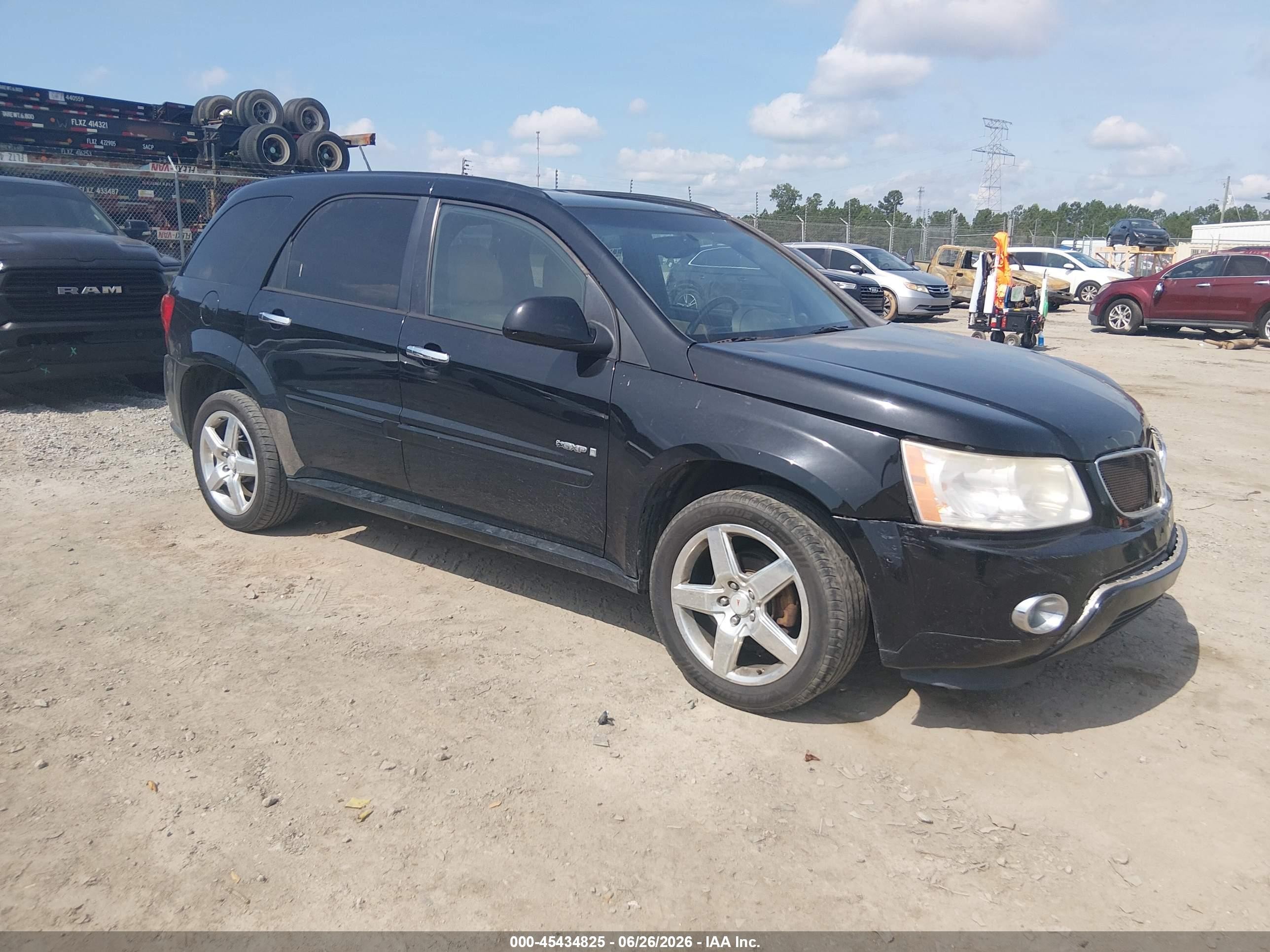 2008 Pontiac Torrent Gxp Черный vin: 2CKDL637186070526