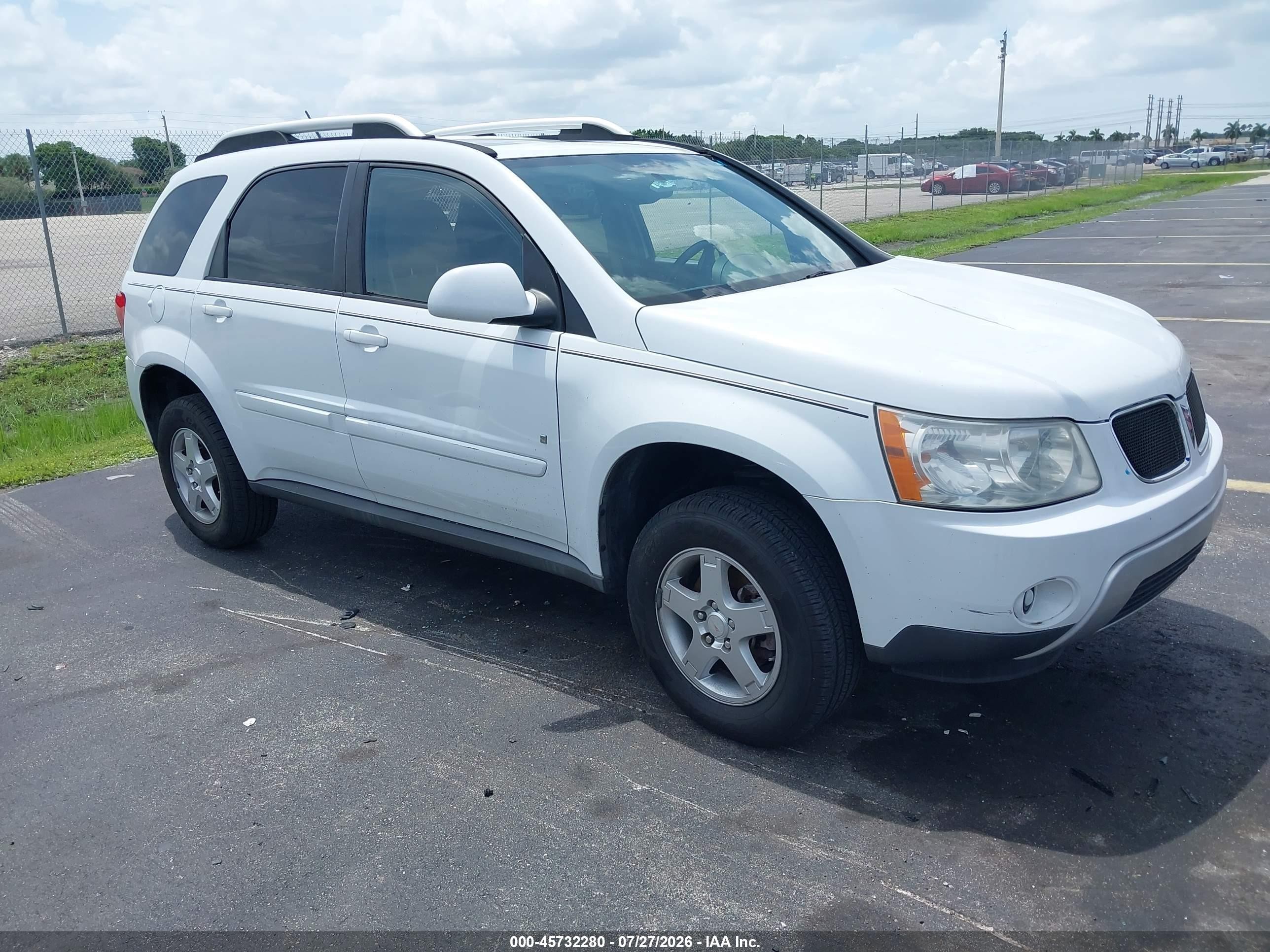 2007 Pontiac Torrent   Белый vin: 2CKDL63F076071673
