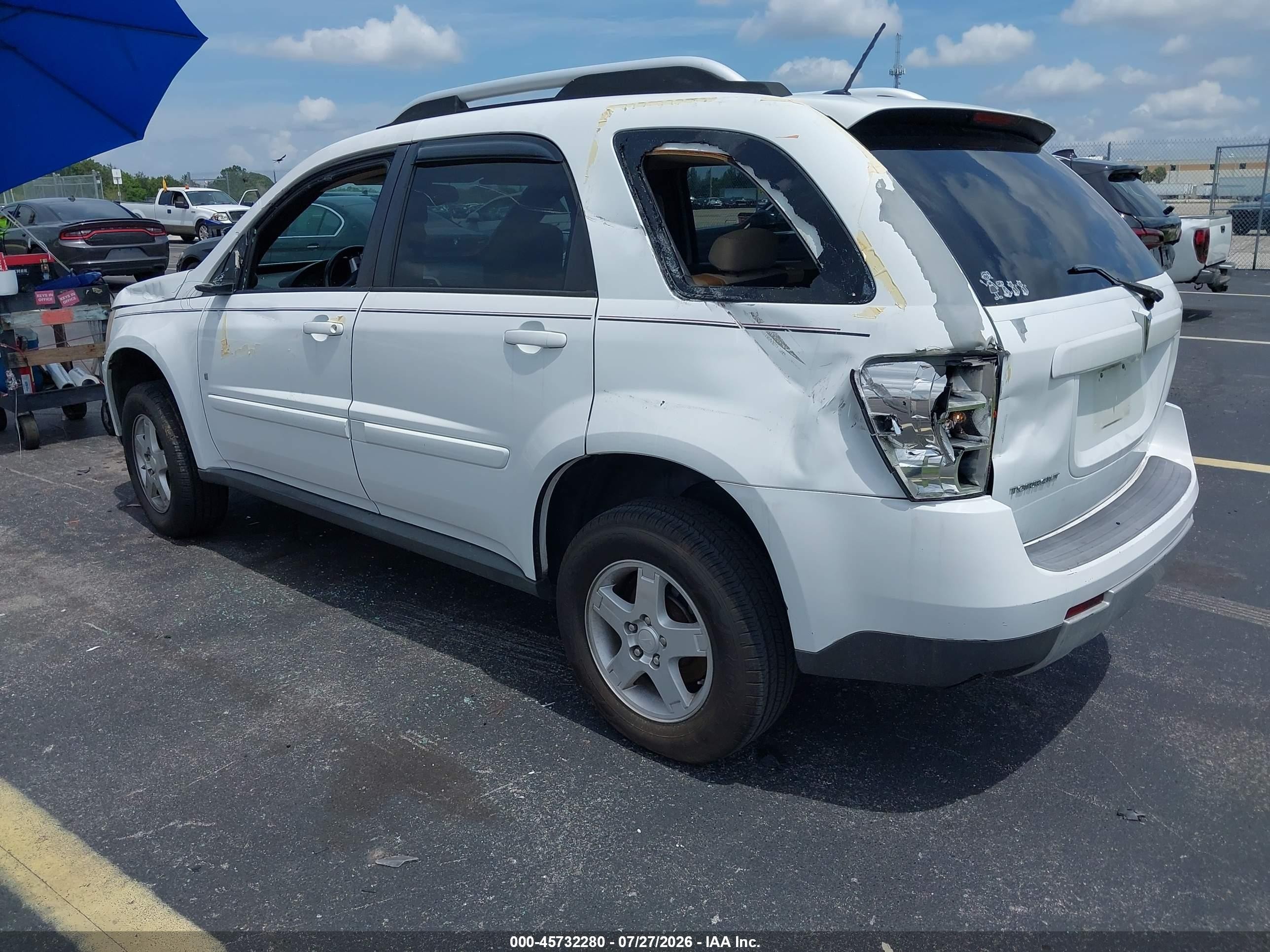 2007 Pontiac Torrent   Белый vin: 2CKDL63F076071673