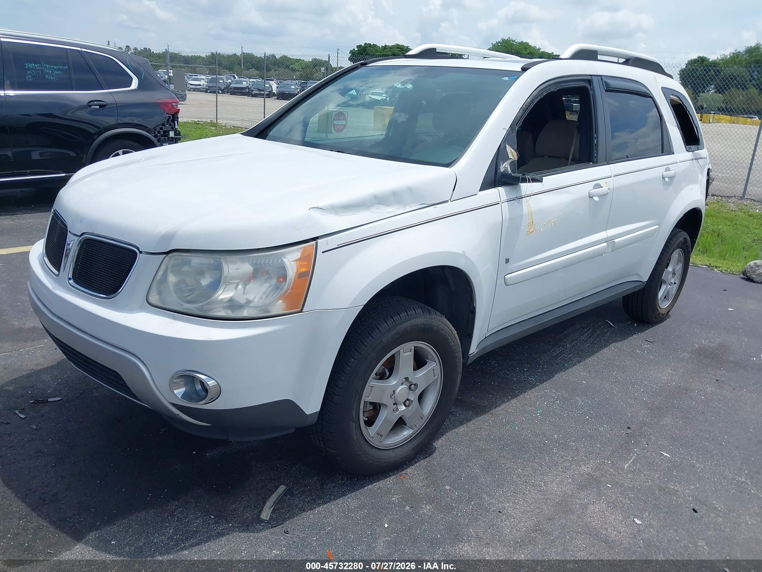 2007 Pontiac Torrent   Белый vin: 2CKDL63F076071673