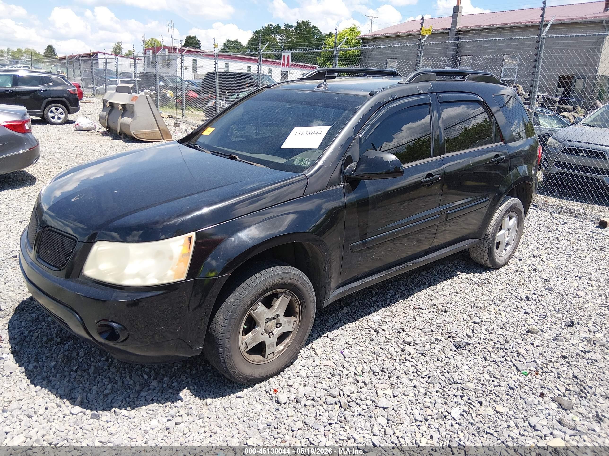 2006 Pontiac Torrent   Черный vin: 2CKDL63F166086388