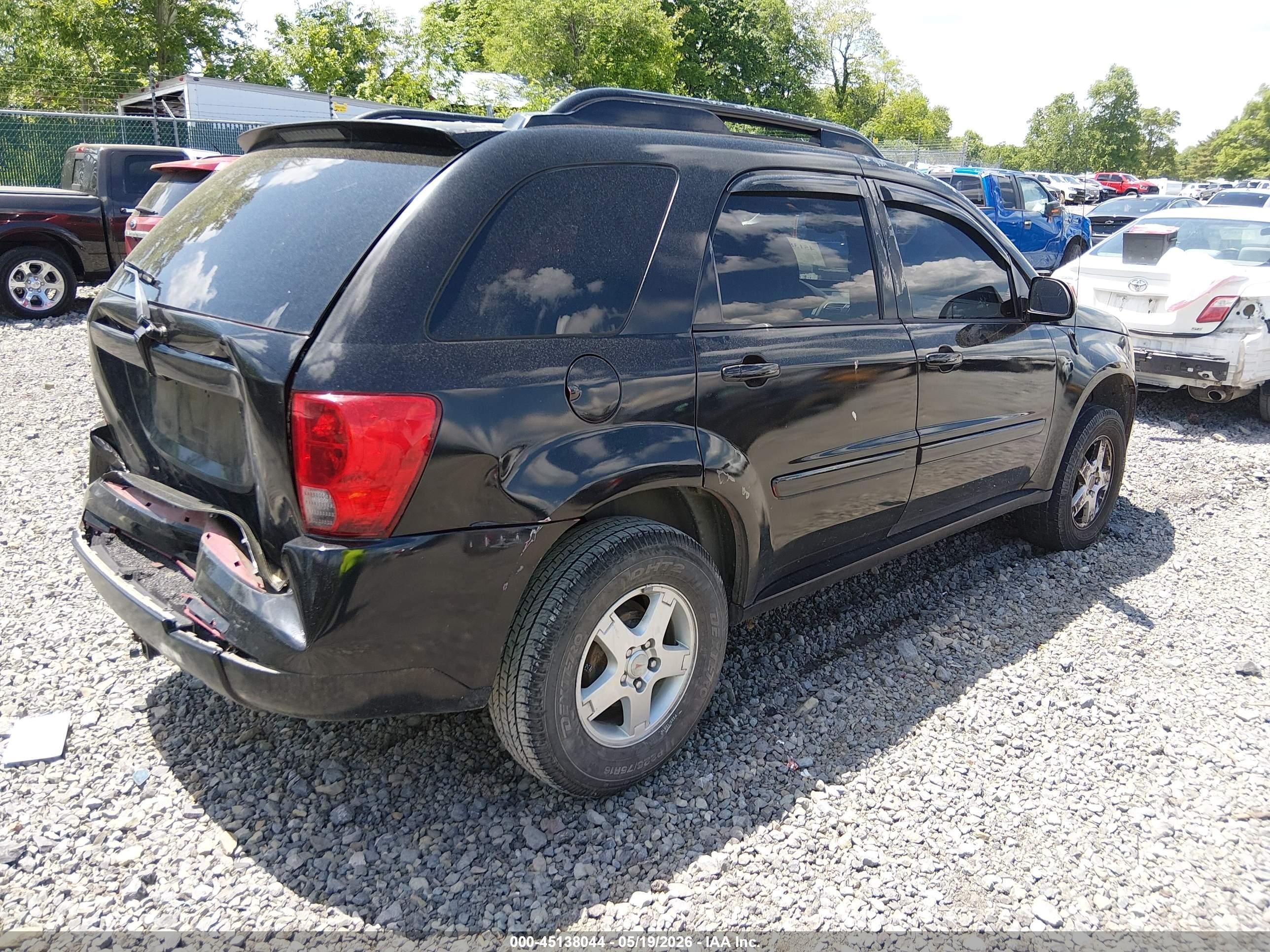 2006 Pontiac Torrent   Черный vin: 2CKDL63F166086388