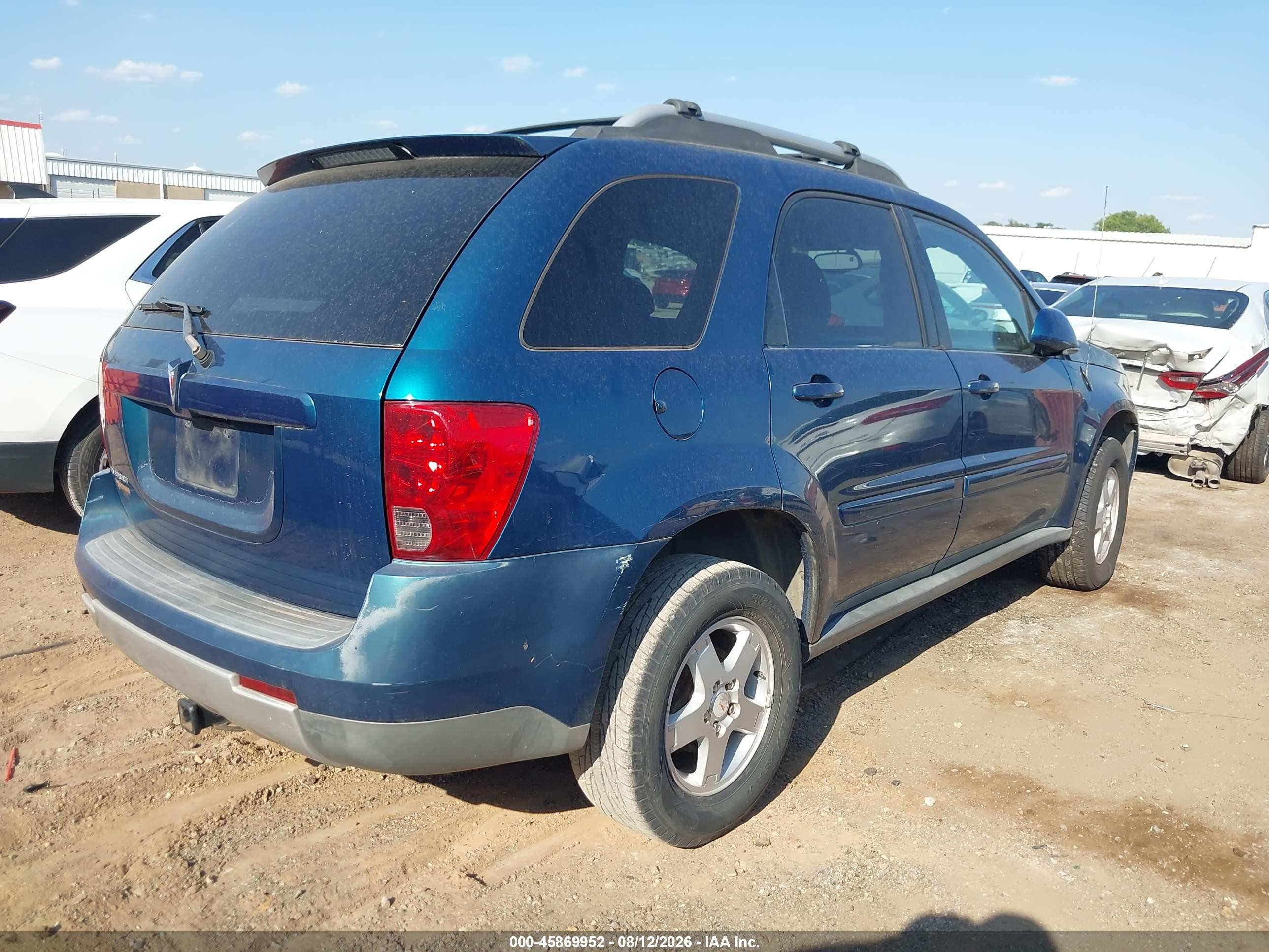 2006 Pontiac Torrent   Бирюзовый vin: 2CKDL63F166128669