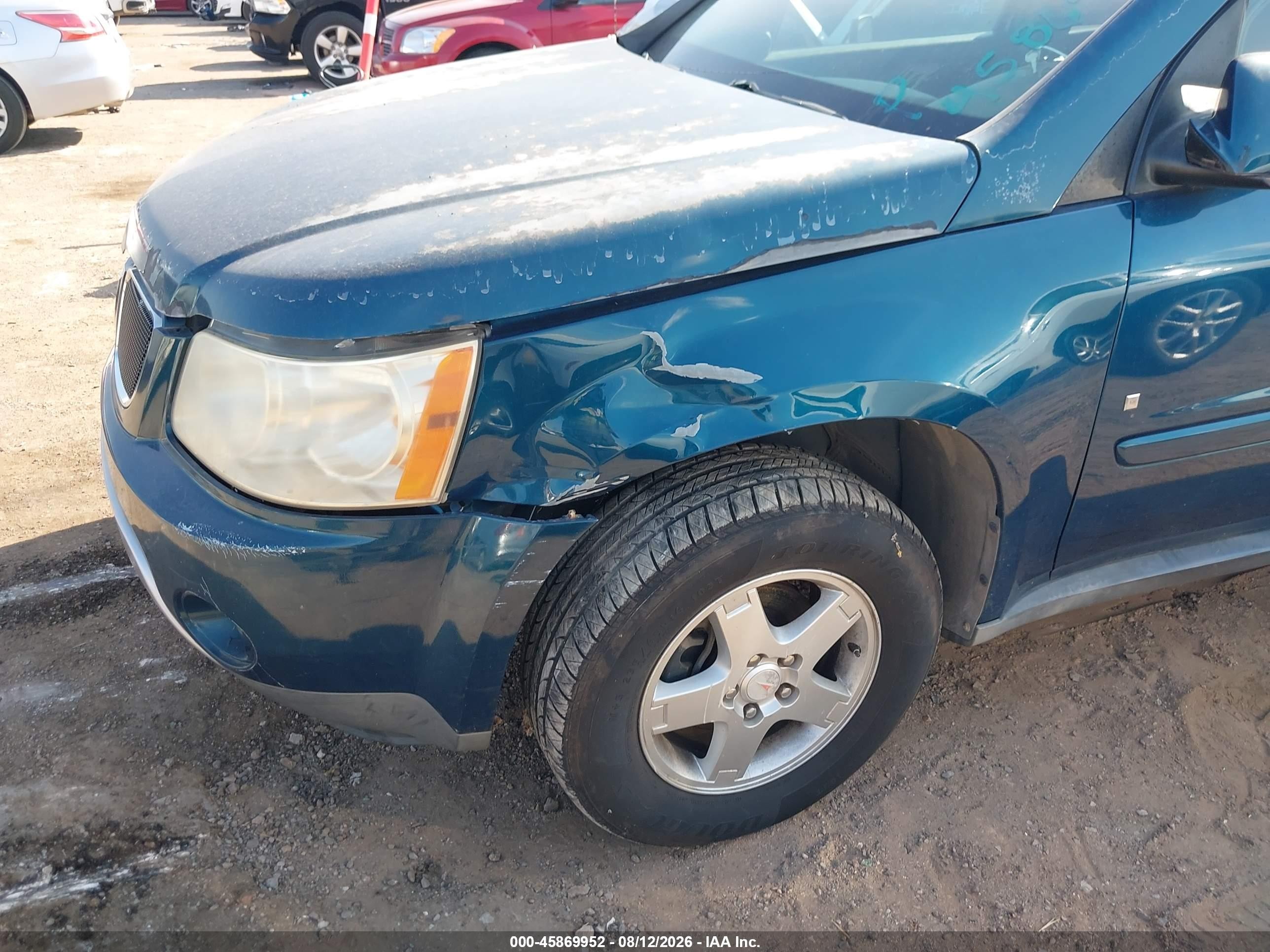 2006 Pontiac Torrent   Бирюзовый vin: 2CKDL63F166128669