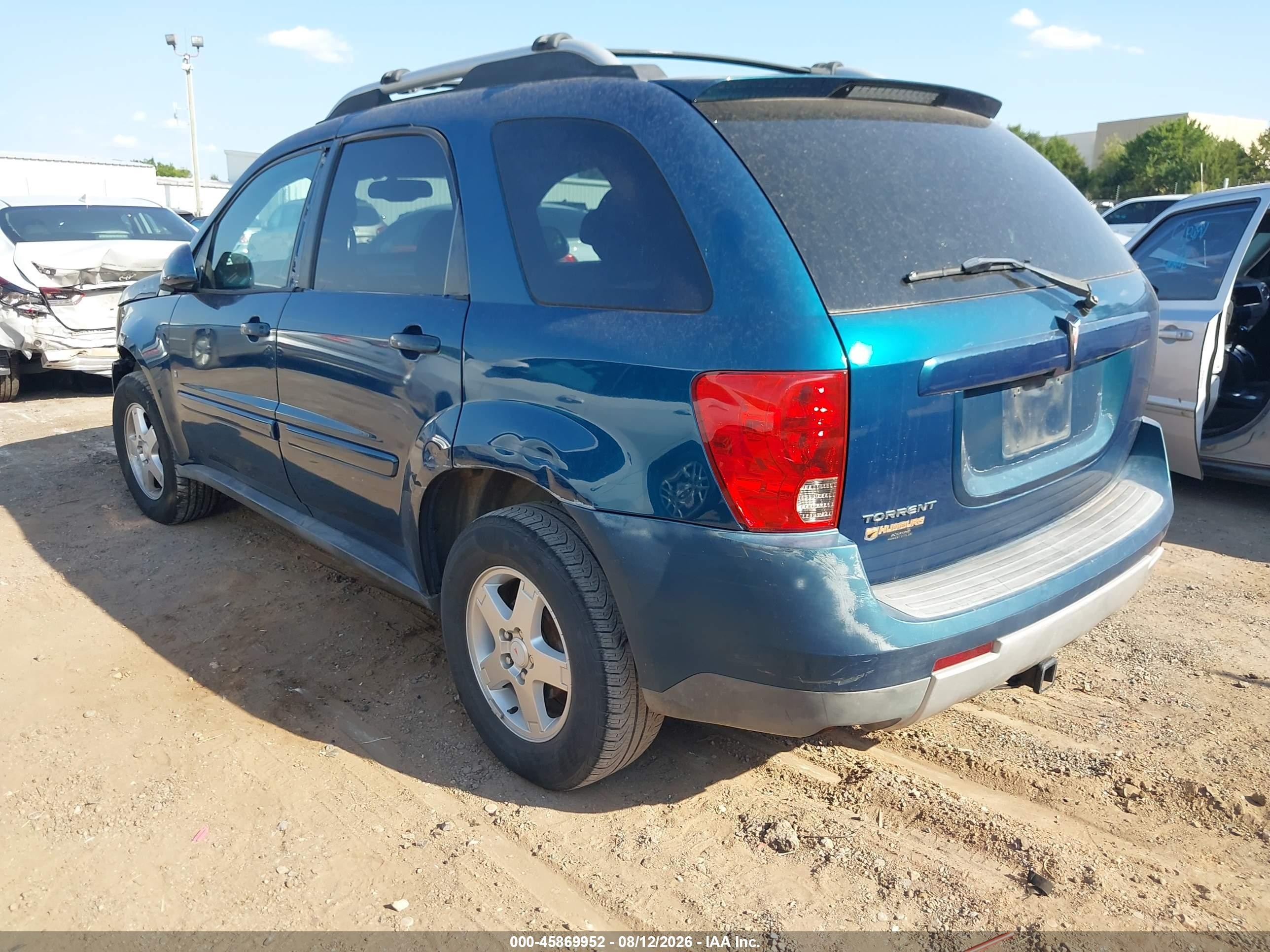 2006 Pontiac Torrent   Бирюзовый vin: 2CKDL63F166128669