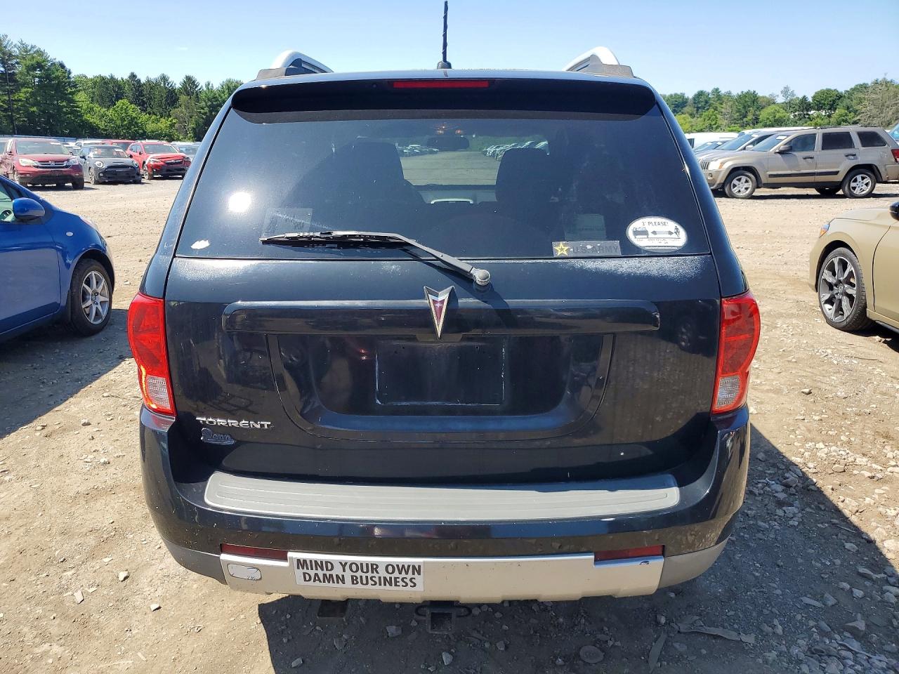 2007 Pontiac Torrent Black vin: 2CKDL63F176040402